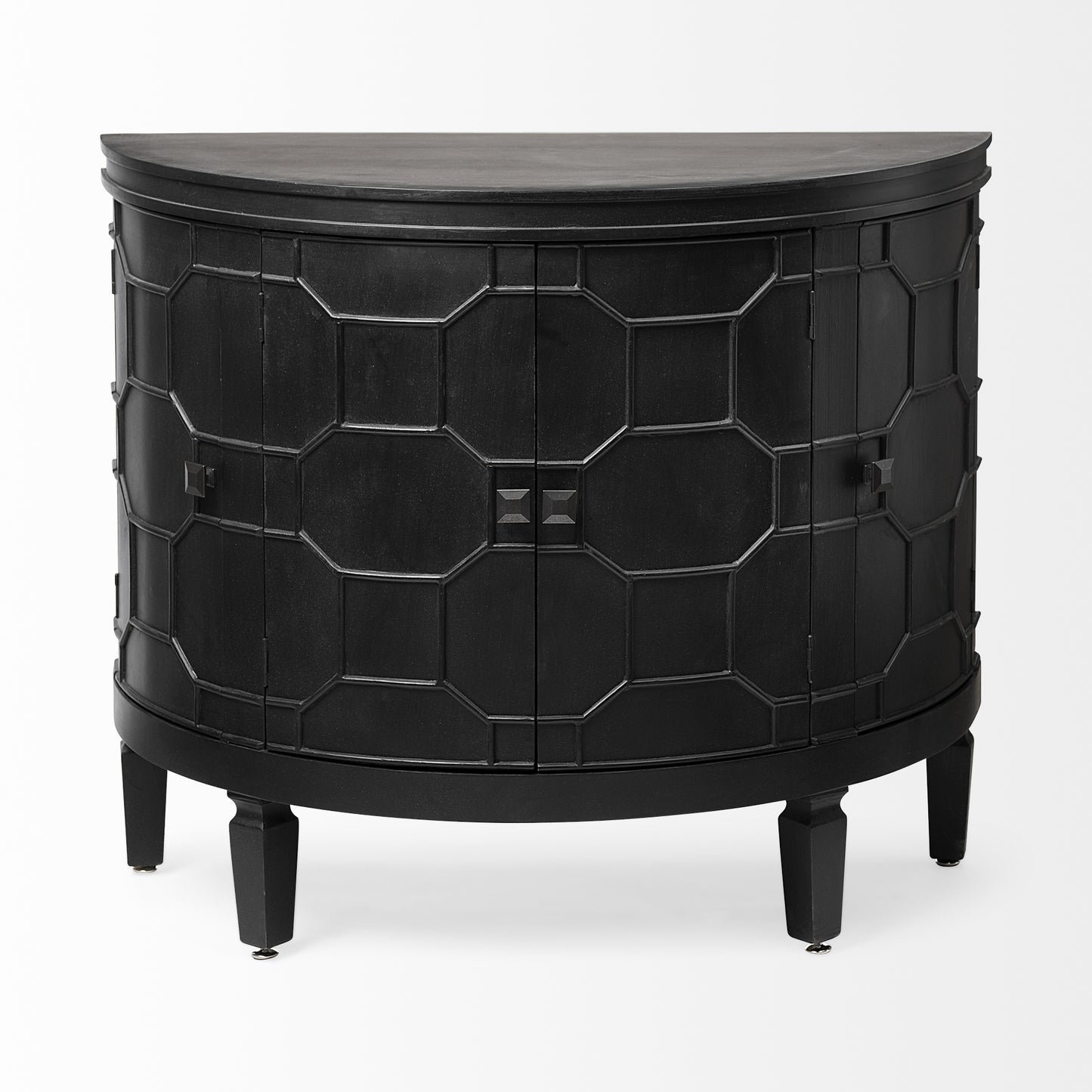 Romers Accent Cabinet Black Wood - acc-chest-cabinets