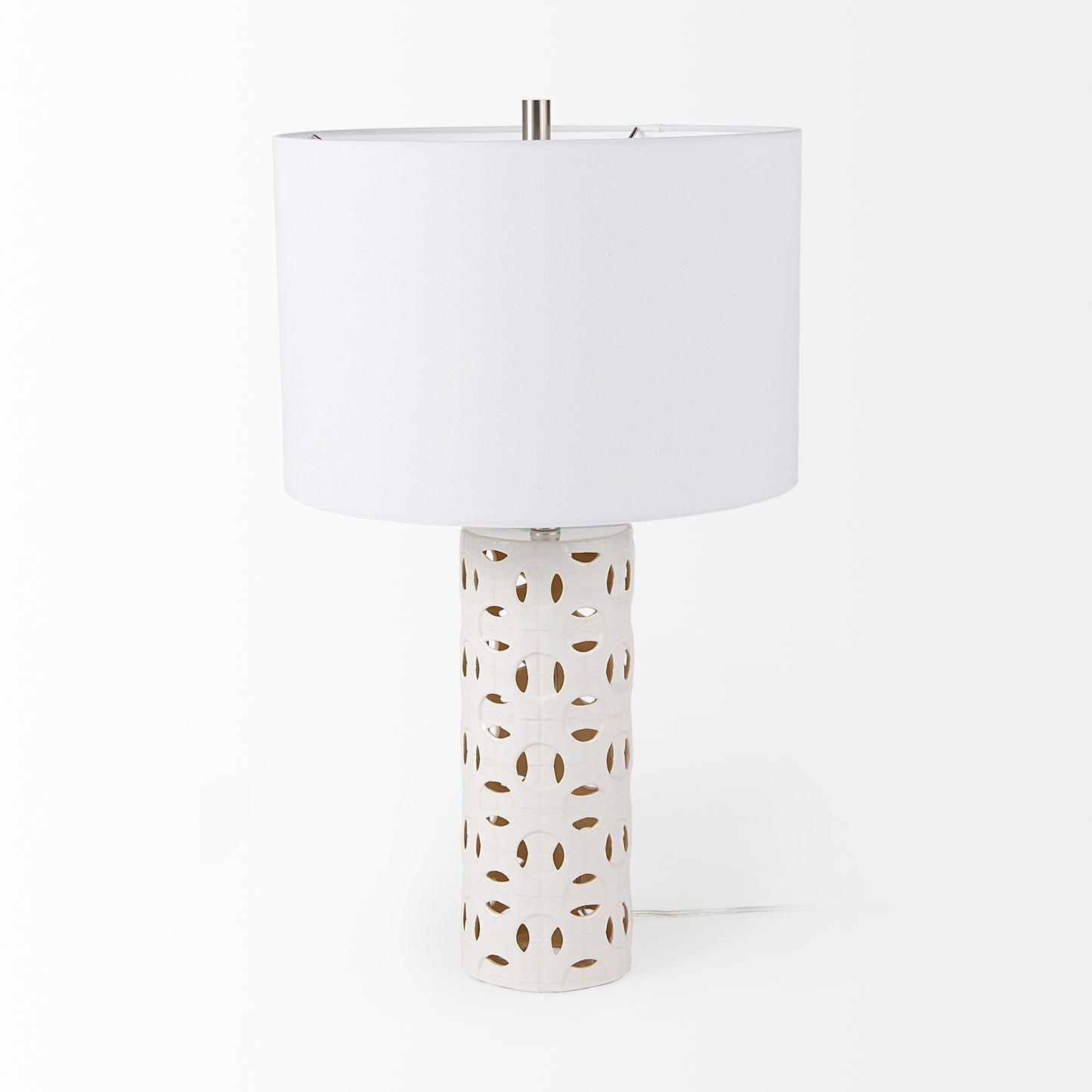 Hadley Table Lamp White Ceramic - table-lamps