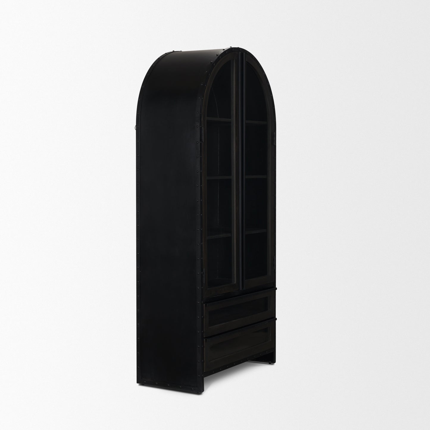 Gehry Cabinet Black Metal - cabinets