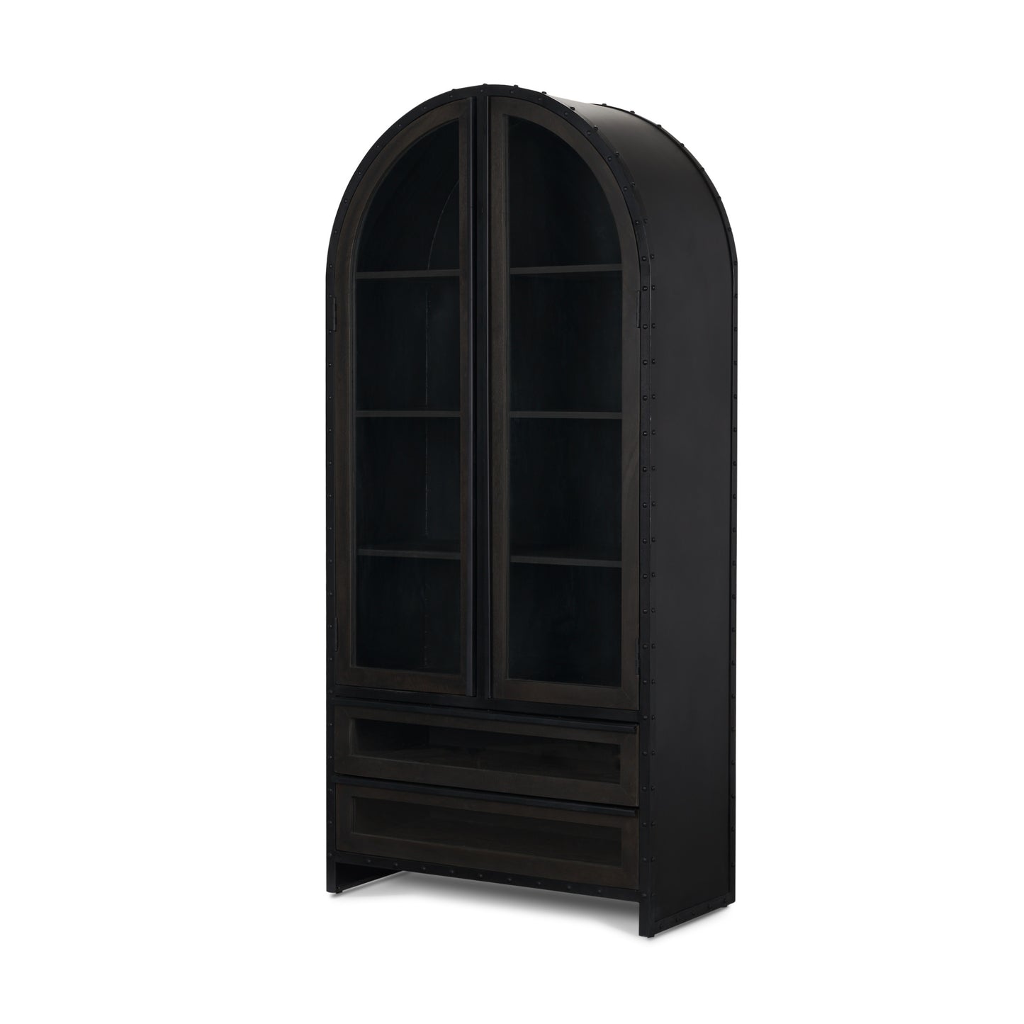 Gehry Cabinet Black Metal - cabinets