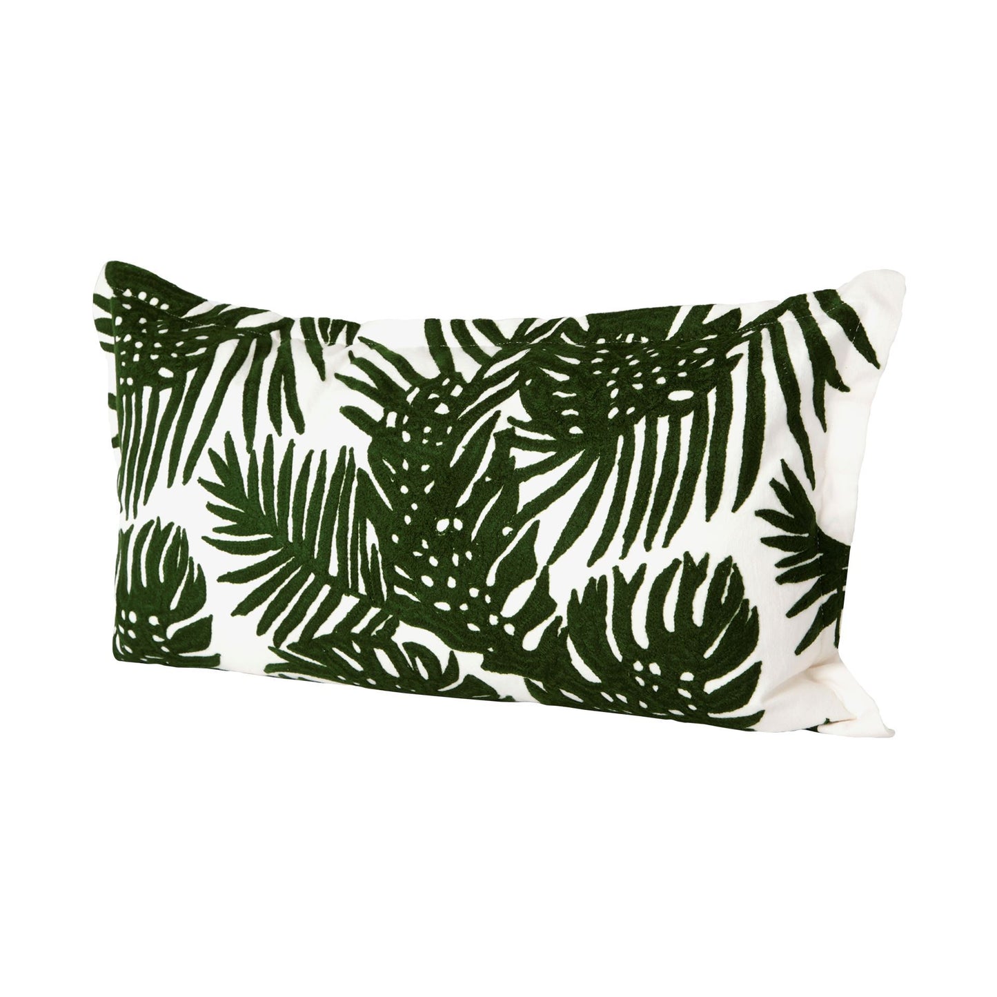 Boyle II 13x21 Green Tropical Palm Leaf Decorative Pillow Cover