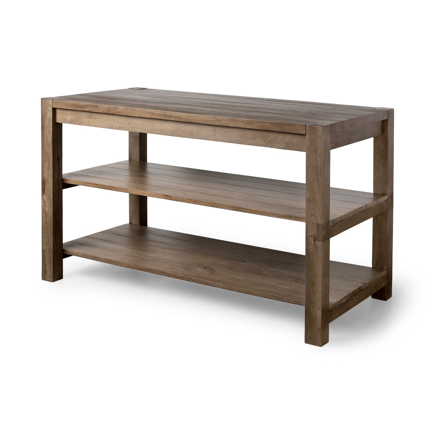 Emeril Kitchen Island Brown Wood - kitchen-islands