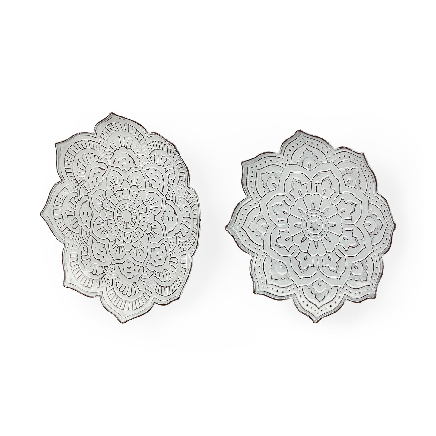 Miranda Wall Decor White Metal - alternative-wall-decor