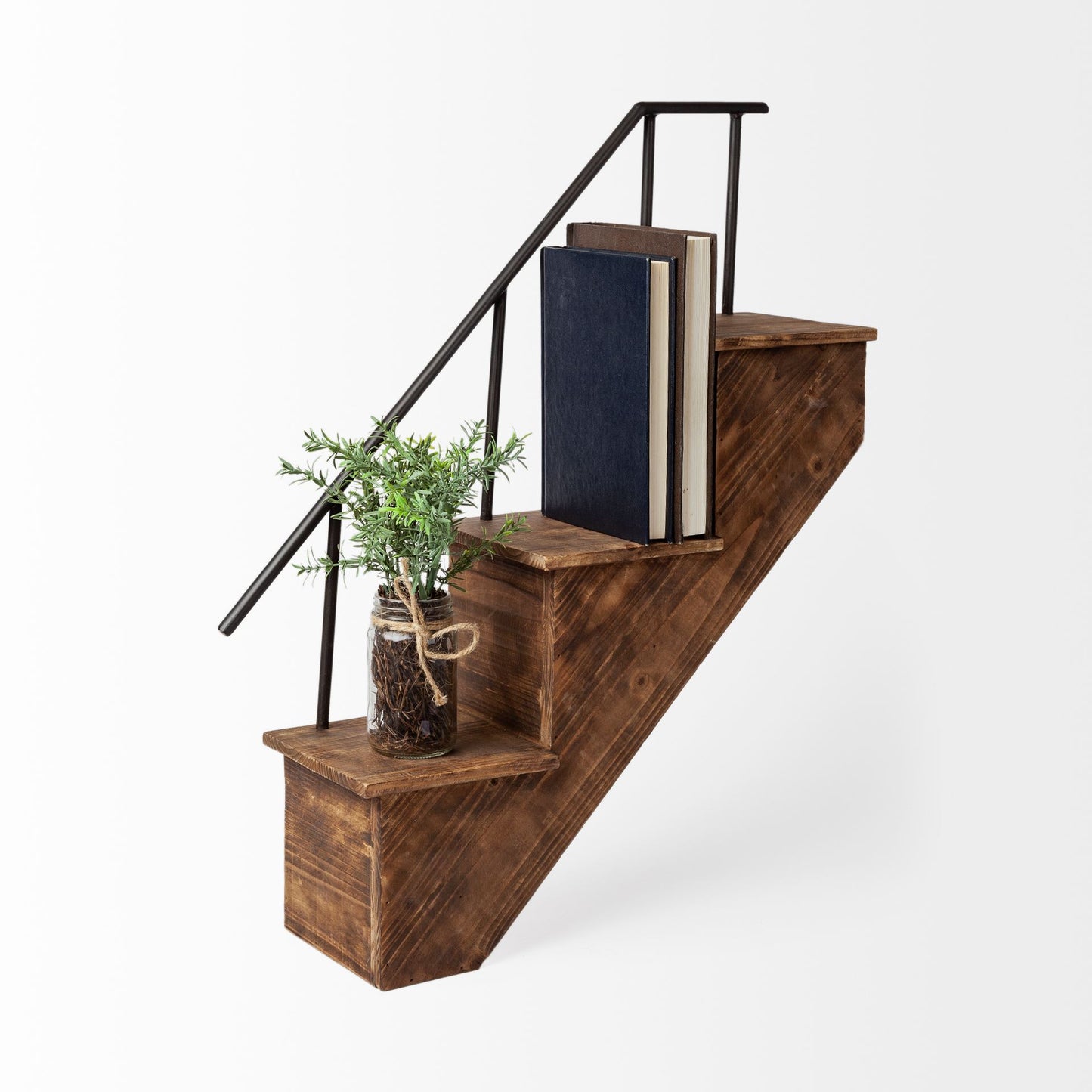 Page Wall Furniture Brown Wood - wall-furniture