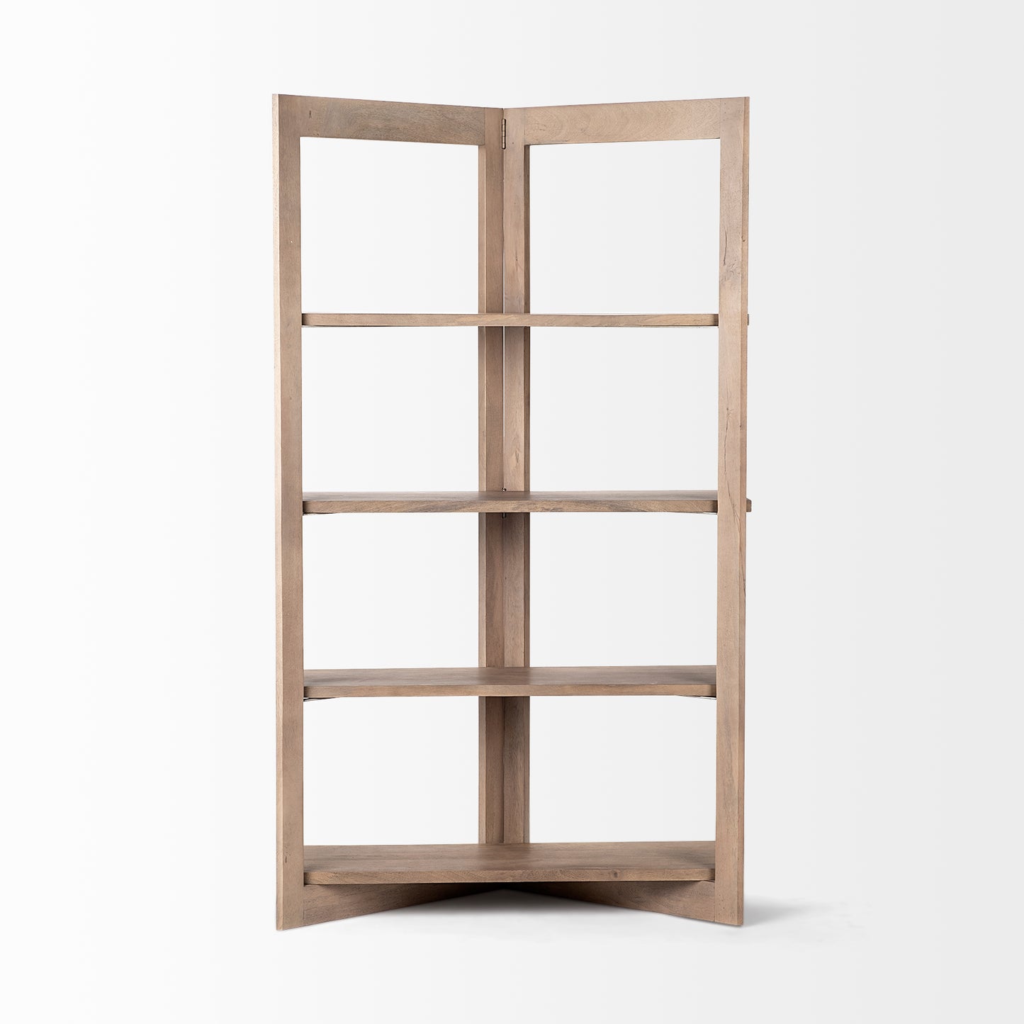 Turnbull Shelving Unit Light Brown Wood - shelving