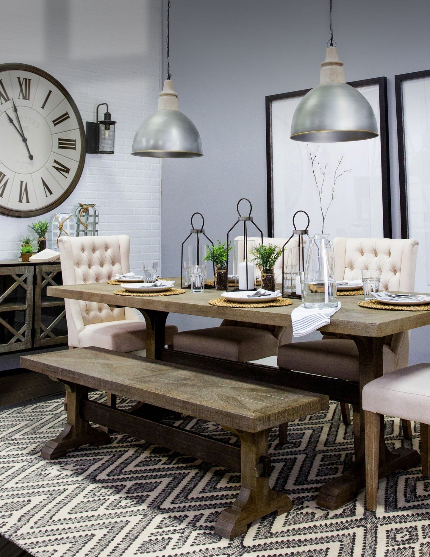 Mackenzie Dining Chair Cream Fabric | Brown Wood - dining-chairs