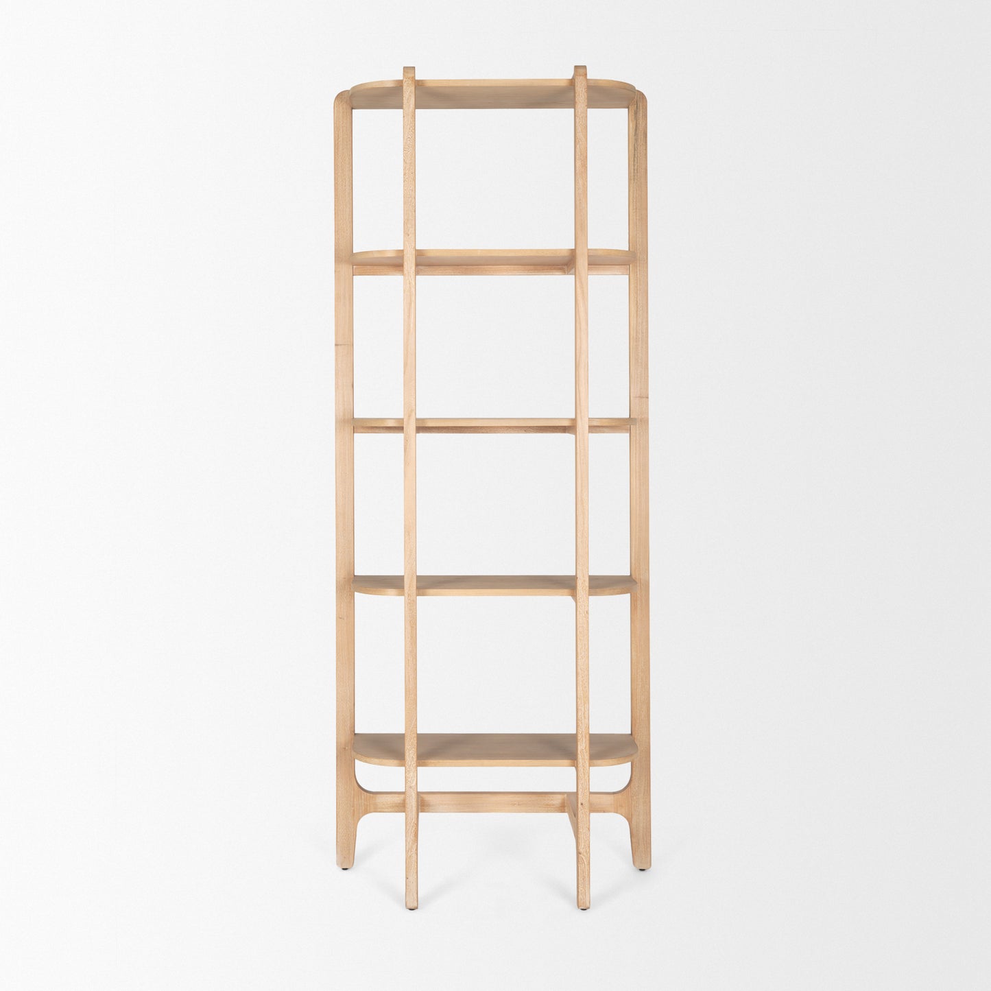 Taylin Shelving Unit Light Brown | Wood - shelving