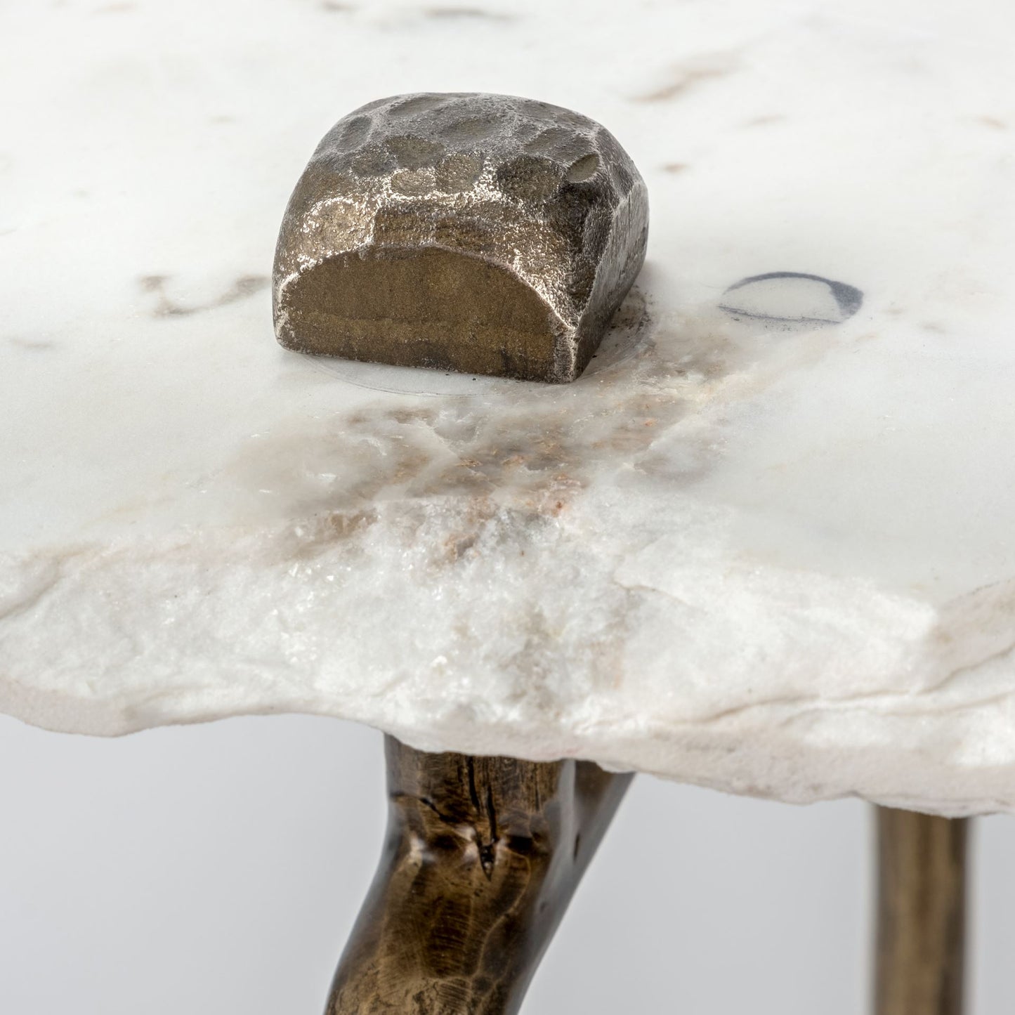 Pinera Console Table White Marble | Gold Iron - console-tables