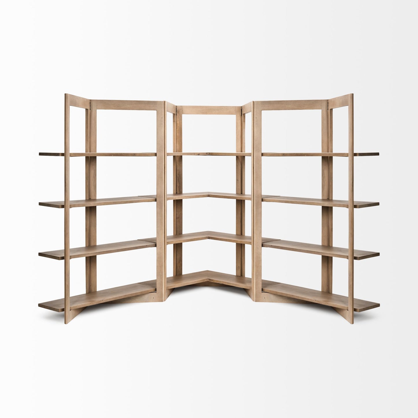 Turnbull Shelving Unit Light Brown Wood - shelving