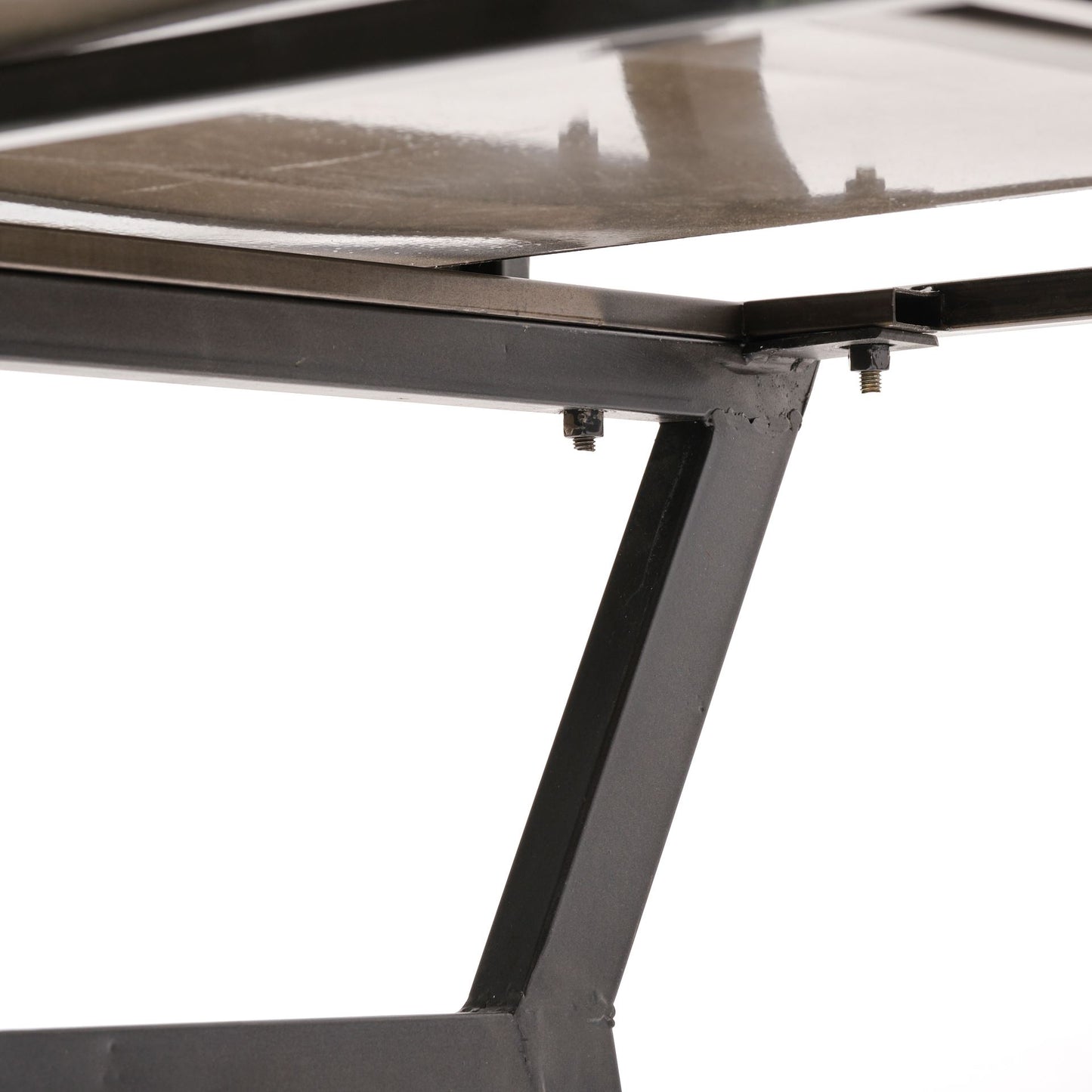 Vince Office Desk Black Metal | Gold - office