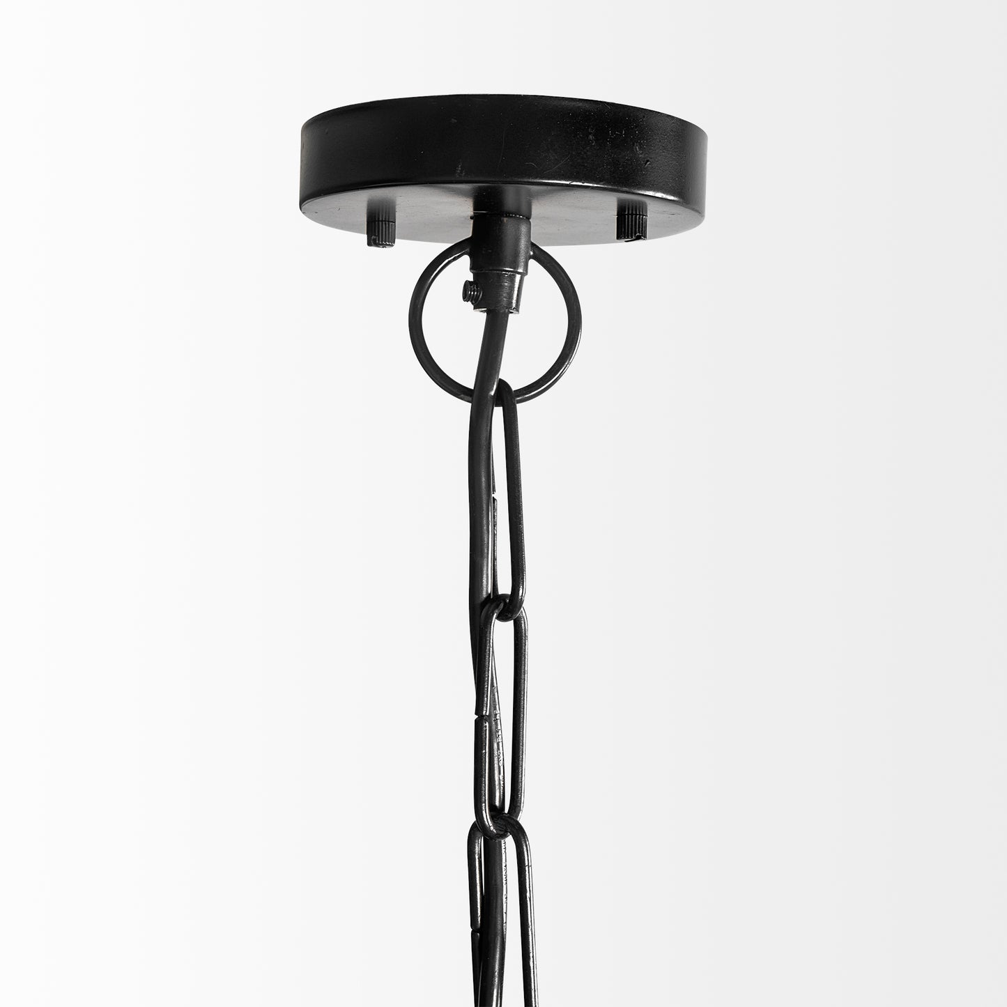 jules chandelier Blonde Wood | Black Metal - chandeliers