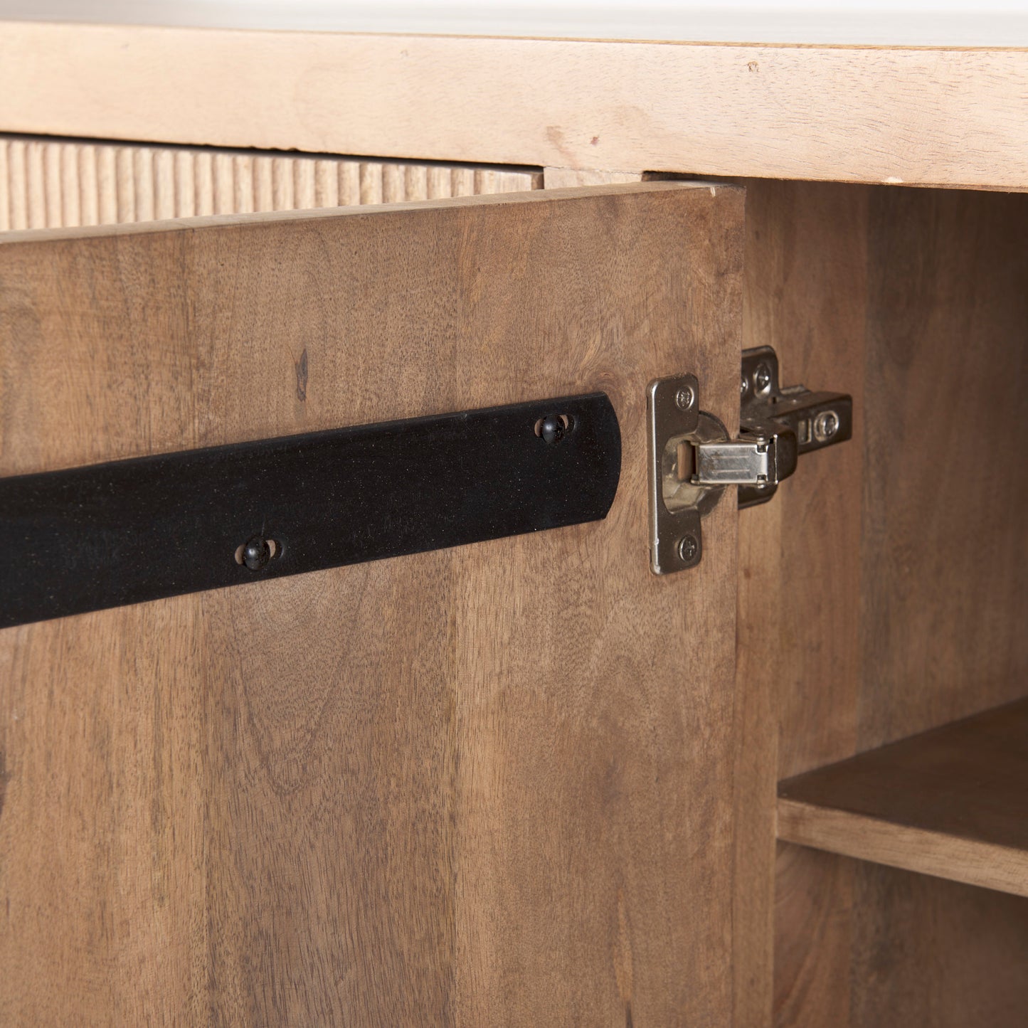 Cairo Sideboard Brown Wood | Black Metal - sideboards-and-buffets