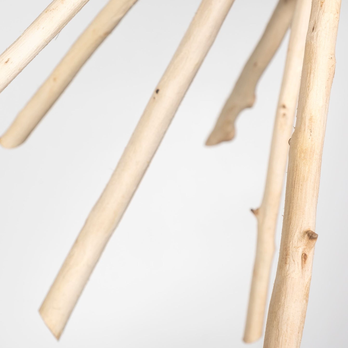 jules chandelier Blonde Wood | Black Metal - chandeliers