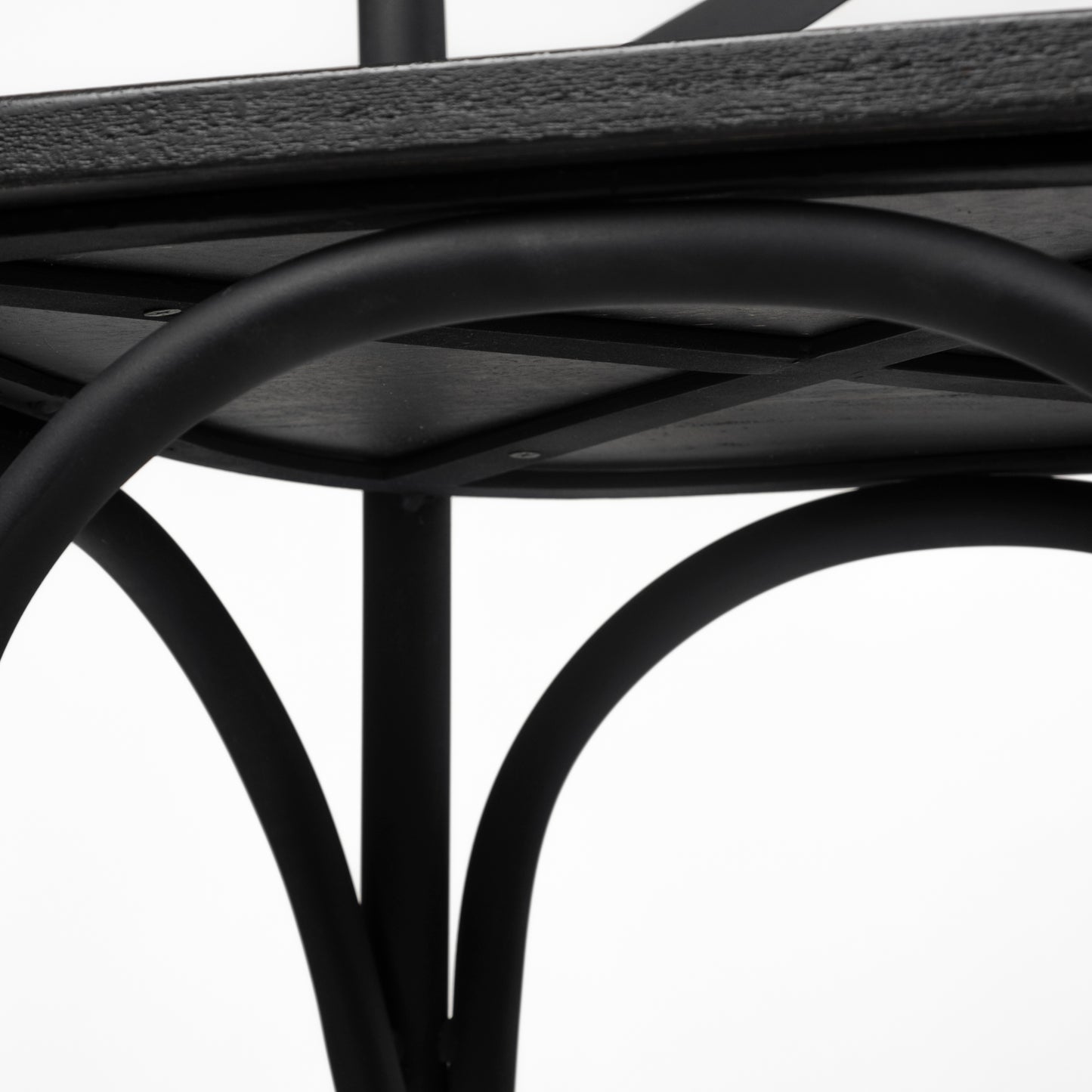 Etienne Bar Counter Stool Black Wood | Black Metal | Counter - bar-stools