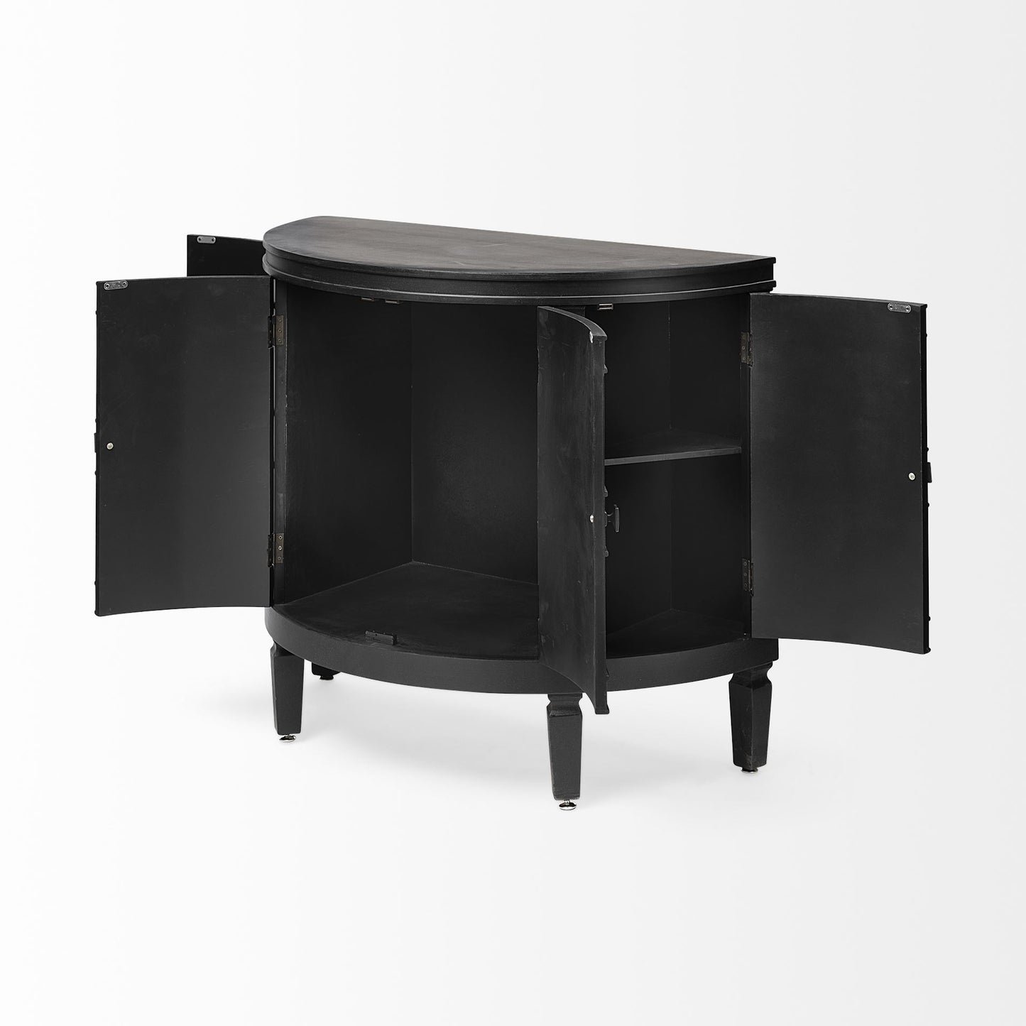 Romers Accent Cabinet Black Wood - acc-chest-cabinets