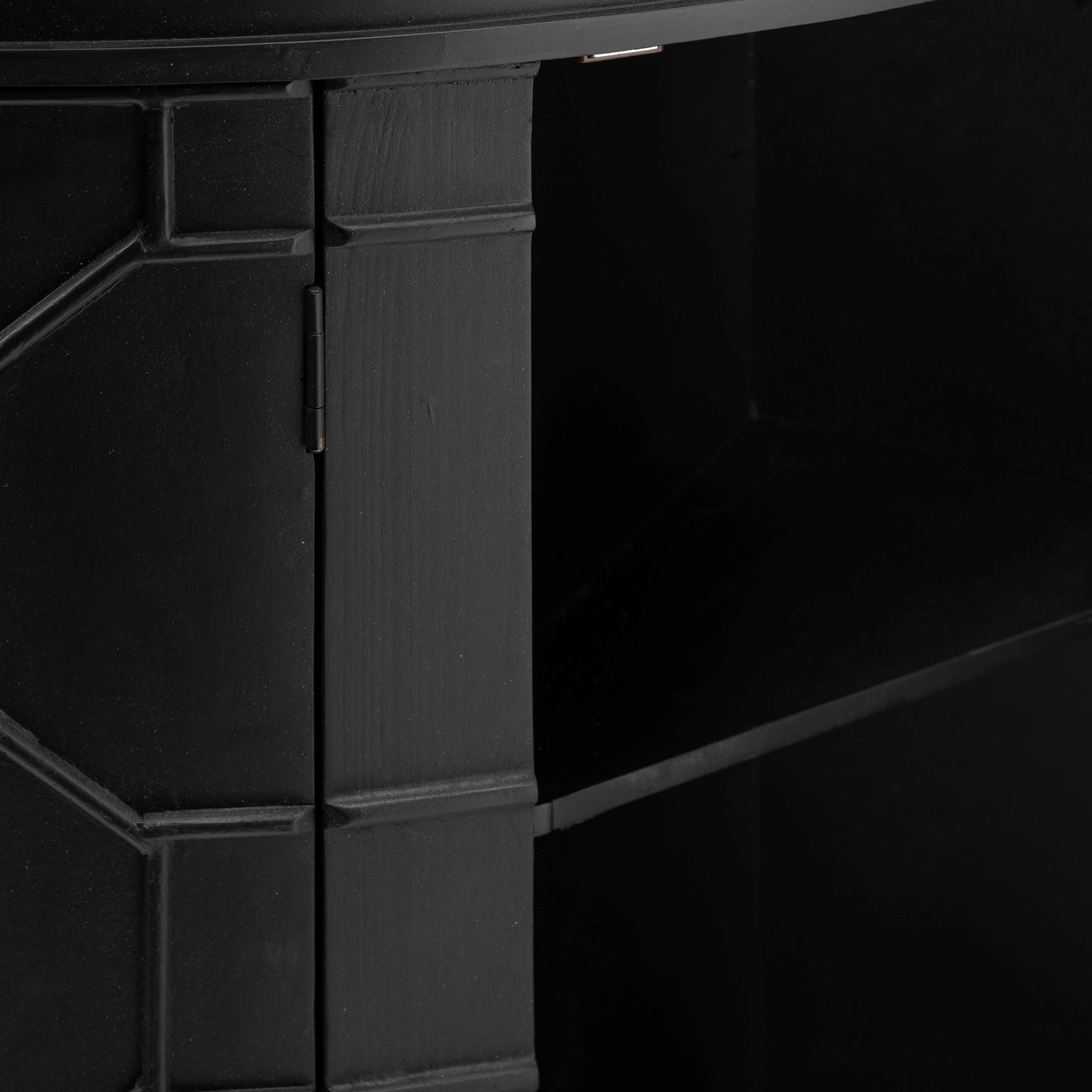 Romers Accent Cabinet Black Wood - acc-chest-cabinets
