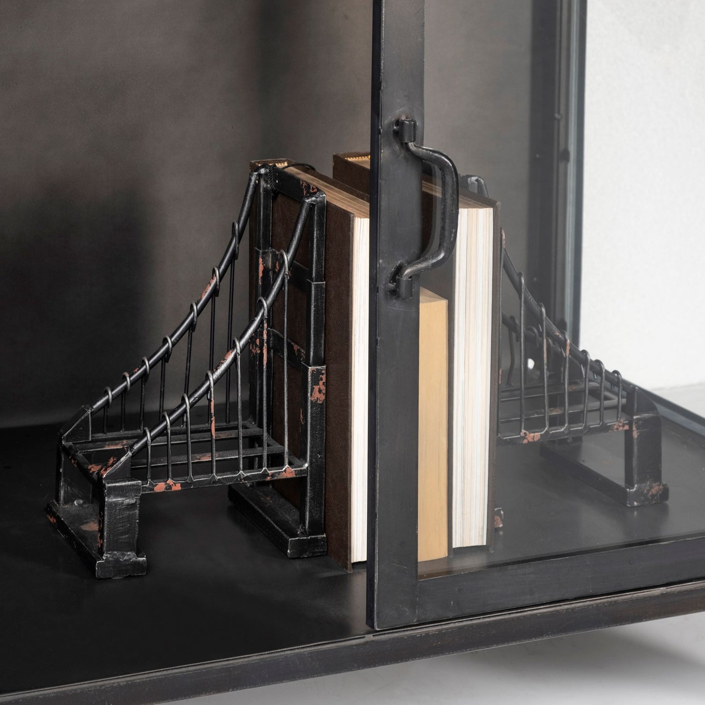 Pender Cabinet Black Metal - cabinets