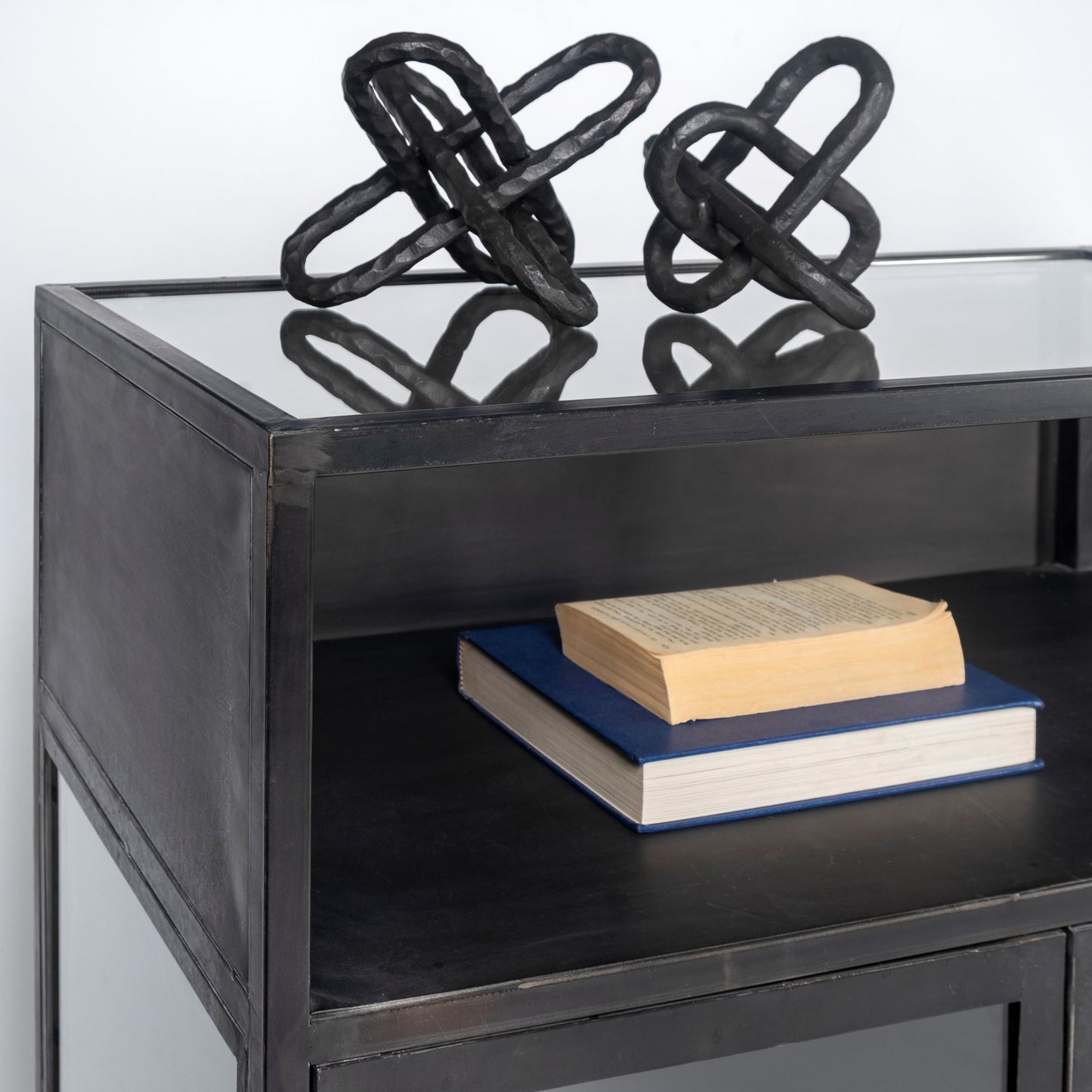 Pender Cabinet Black Metal - cabinets