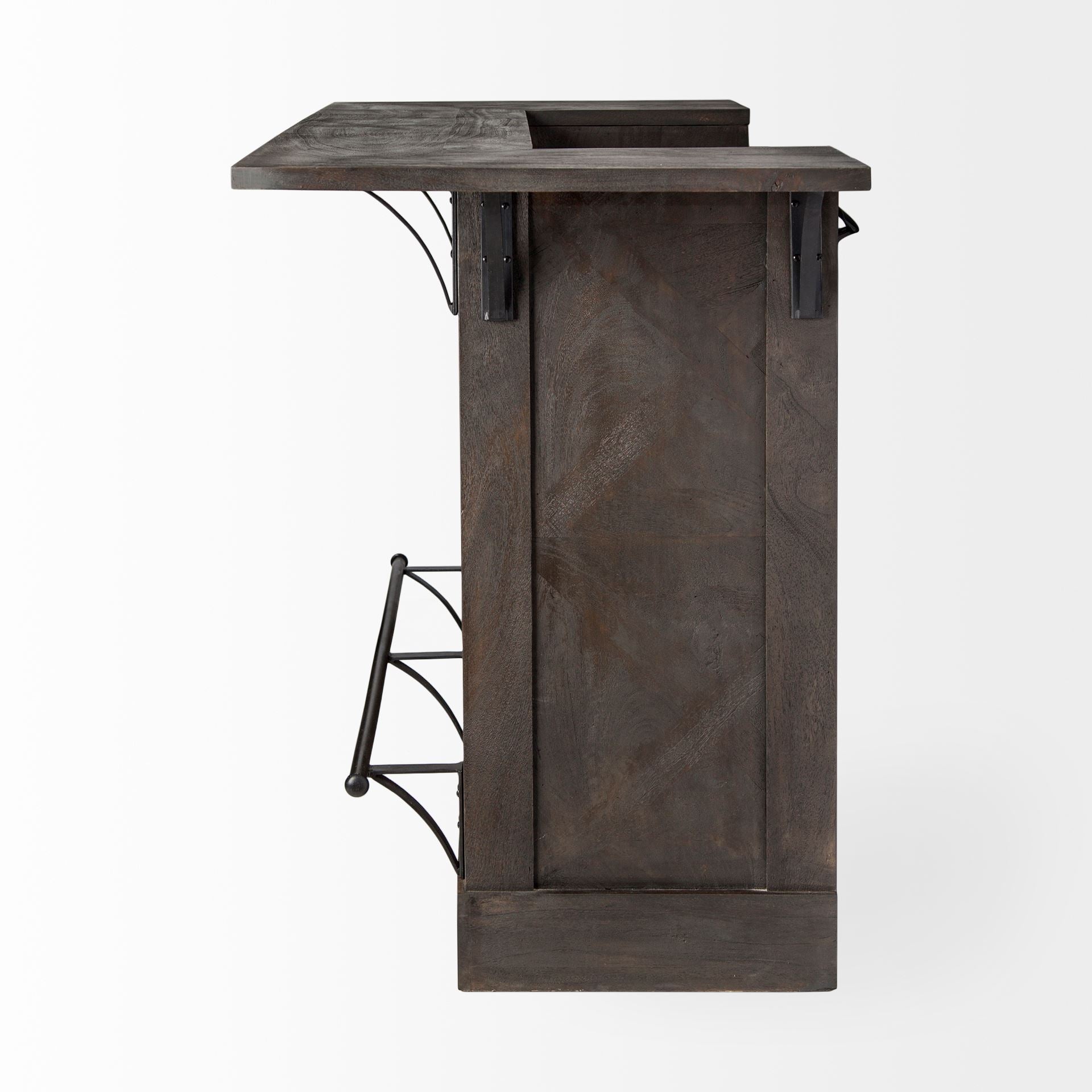 Cheers Kitchen Island Brown Wood - kitchen-islands
