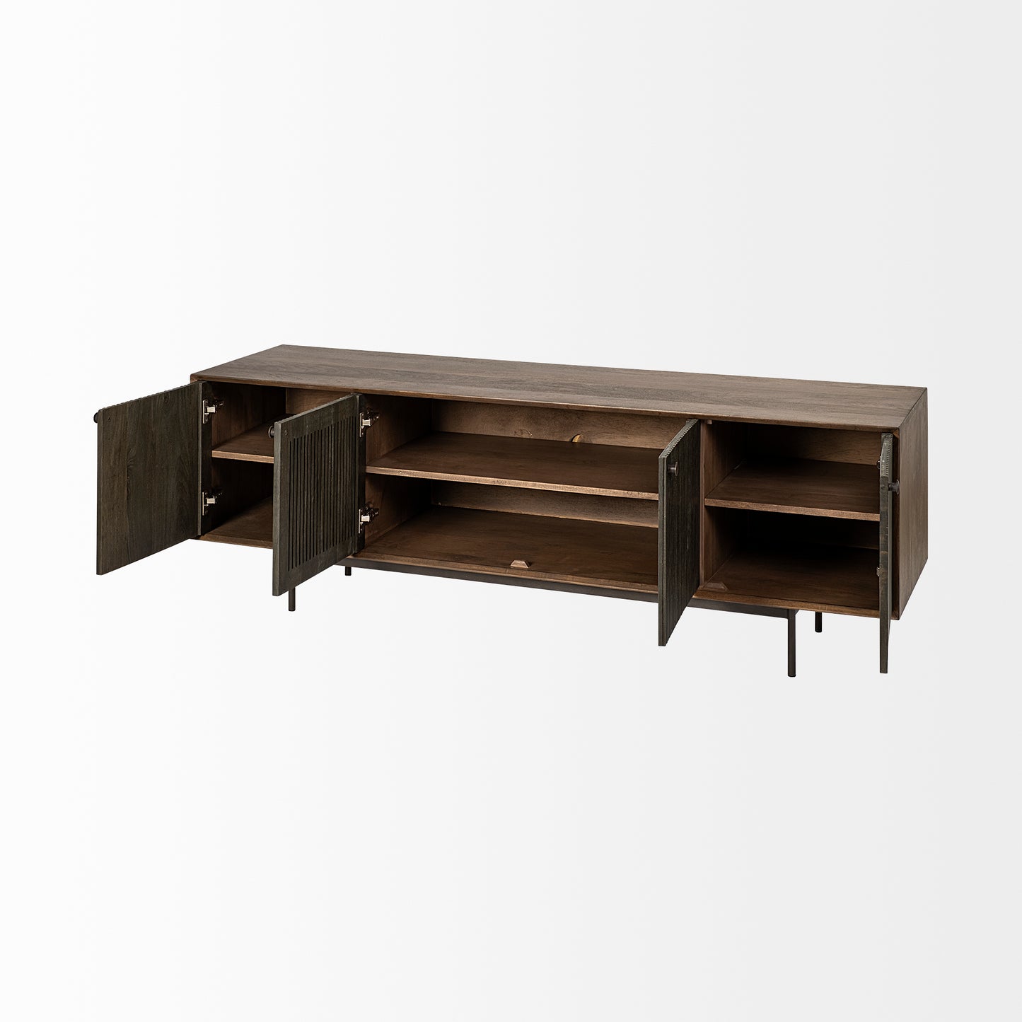 Grace Media Console Brown Wood - media-console