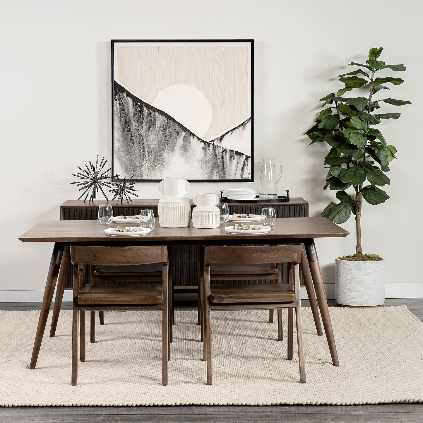 Nicholas Dining Chair Brown Wood - dining-chairs