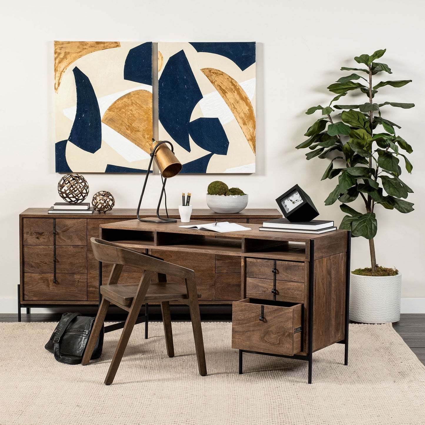 Nicholas Dining Chair Brown Wood - dining-chairs