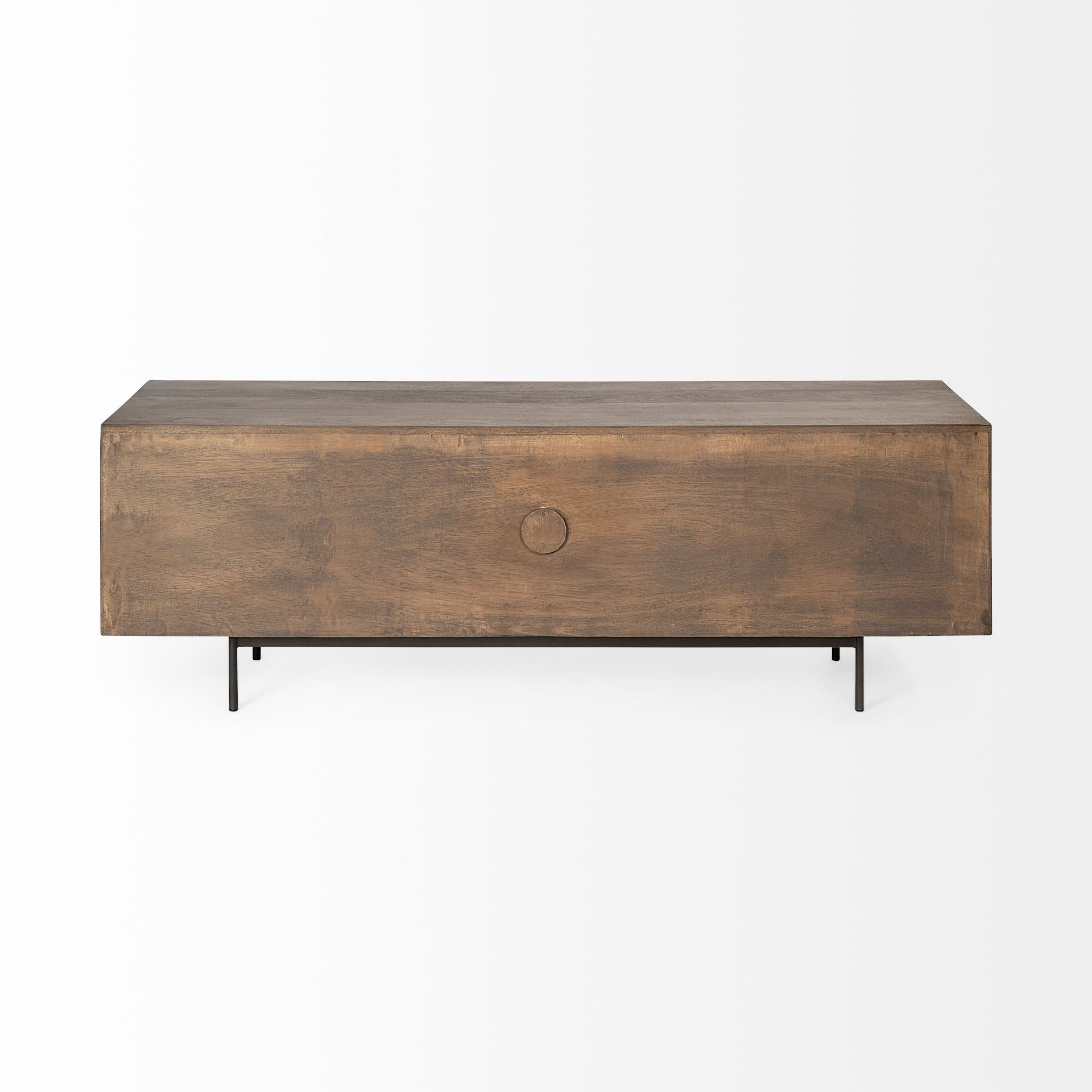 Grace Media Console Brown Wood - media-console