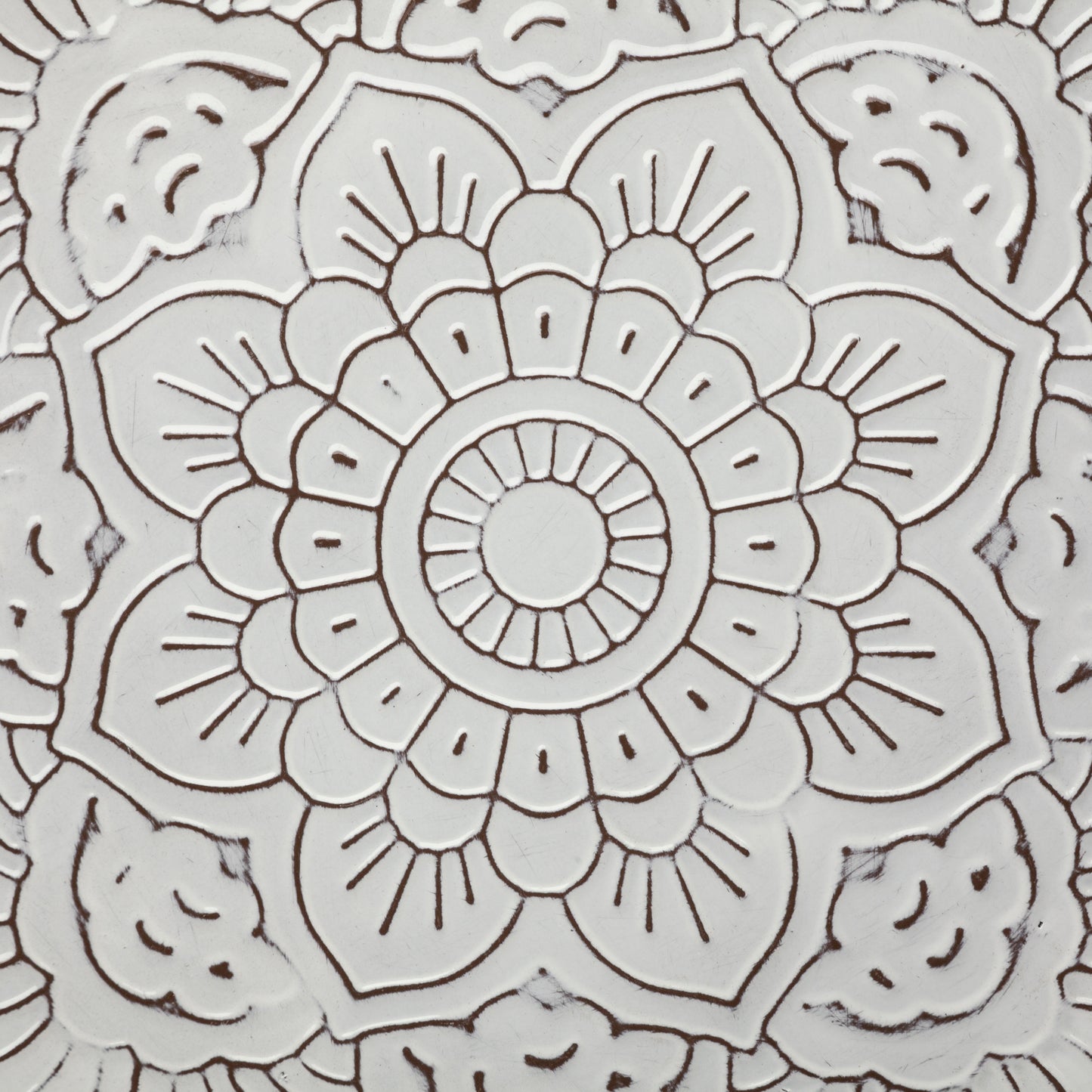 Miranda Wall Decor White Metal - alternative-wall-decor