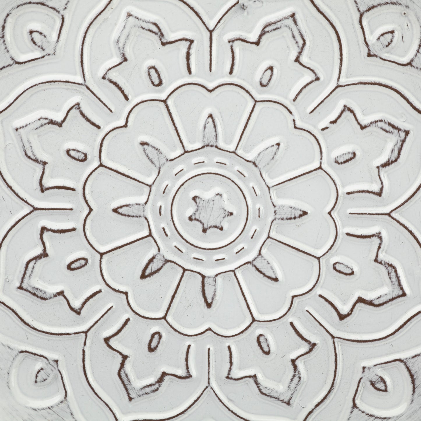 Miranda Wall Decor White Metal - alternative-wall-decor