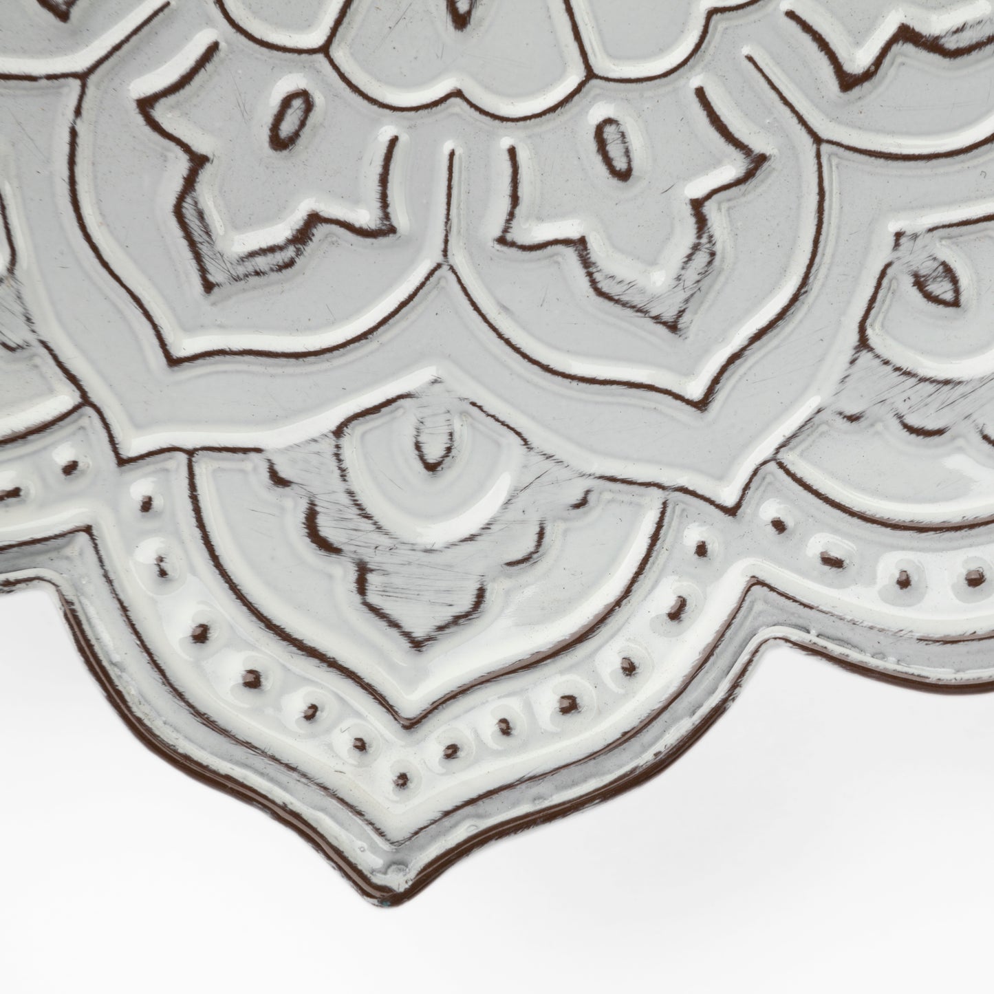Miranda Wall Decor White Metal - alternative-wall-decor