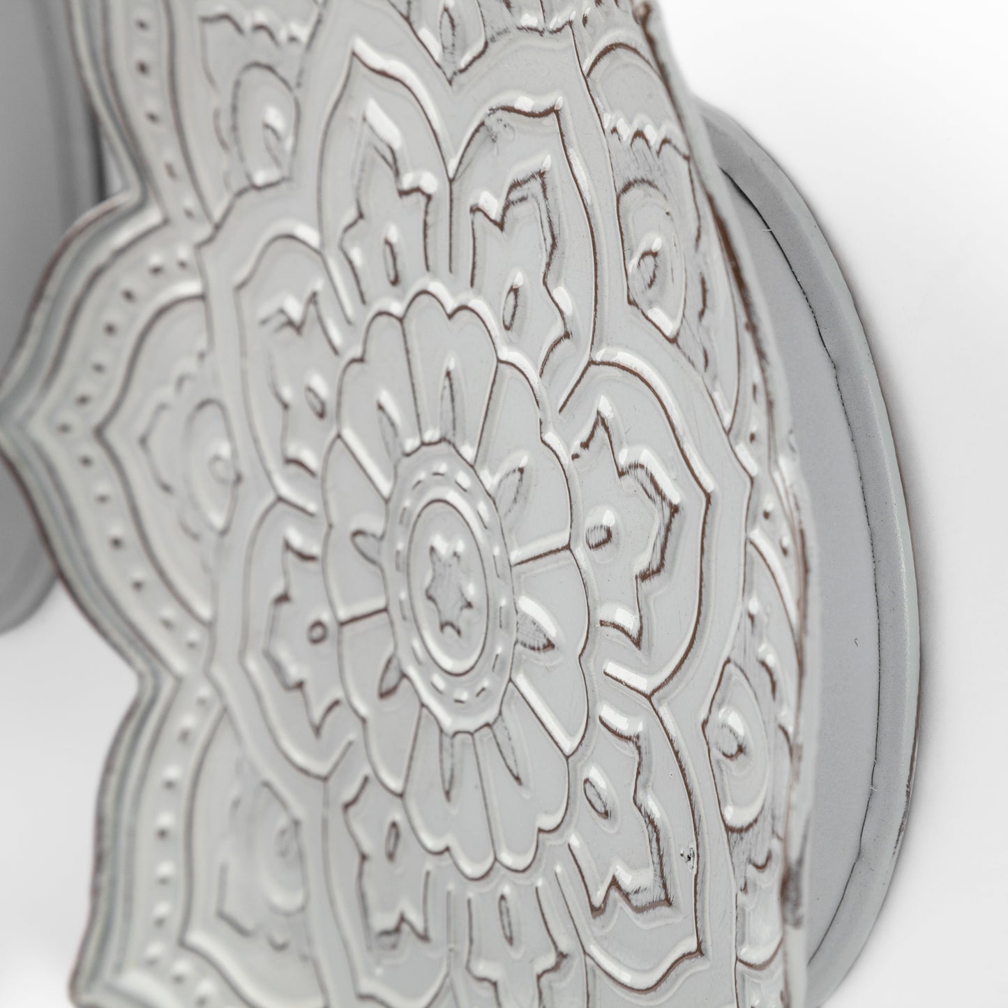 Miranda Wall Decor White Metal - alternative-wall-decor