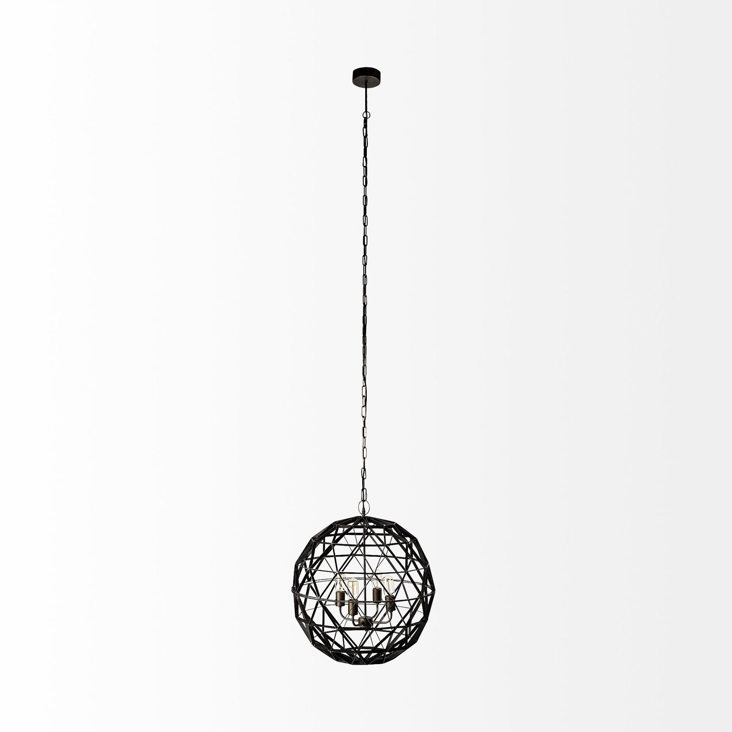 Dyson Chandelier Black Metal - chandeliers