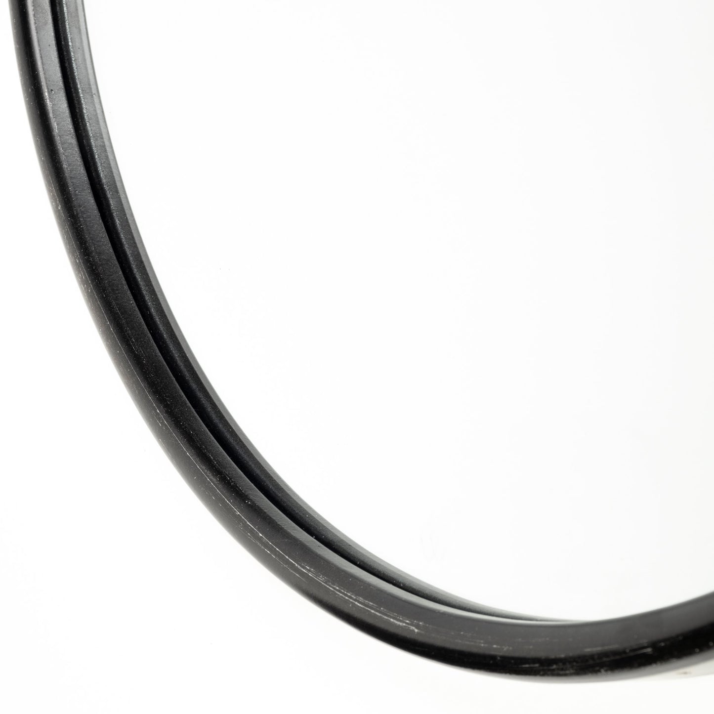 Sylvia II 24"x35" Oval Black Metal Frame Mirror