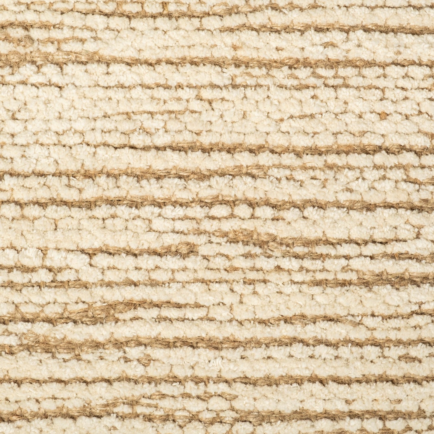 Alder Rectangle Bench Cream Fabric | Brown Wood - benches
