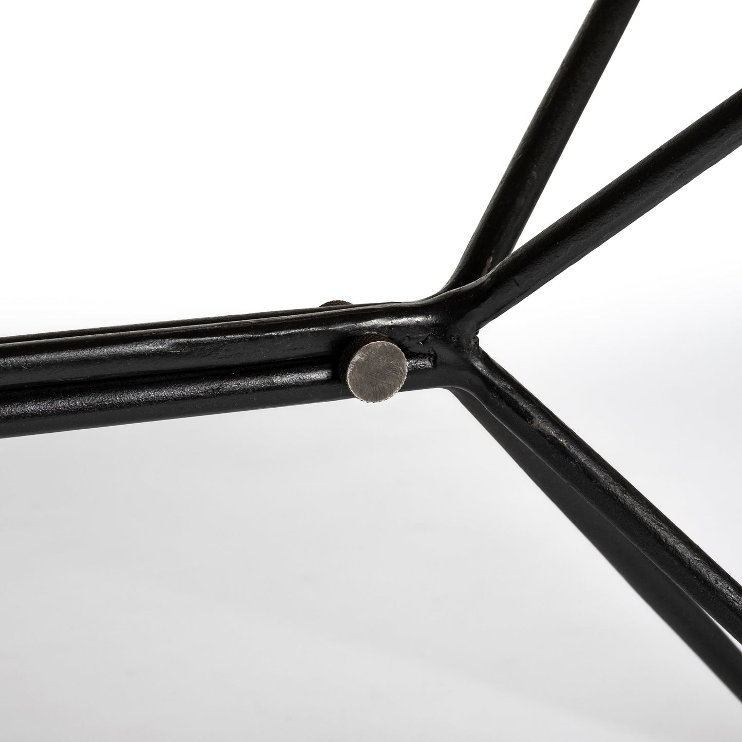 Papillion II 80x40 Rectangular Blonde Live Edge Sold Wood Top Black Metal Base Dining Table