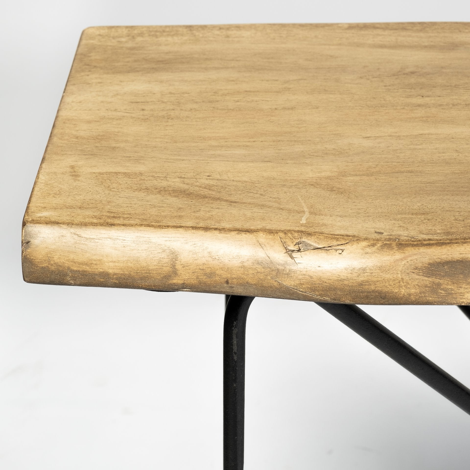 Papillion Console Table Blonde Wood | Black Iron - console-tables