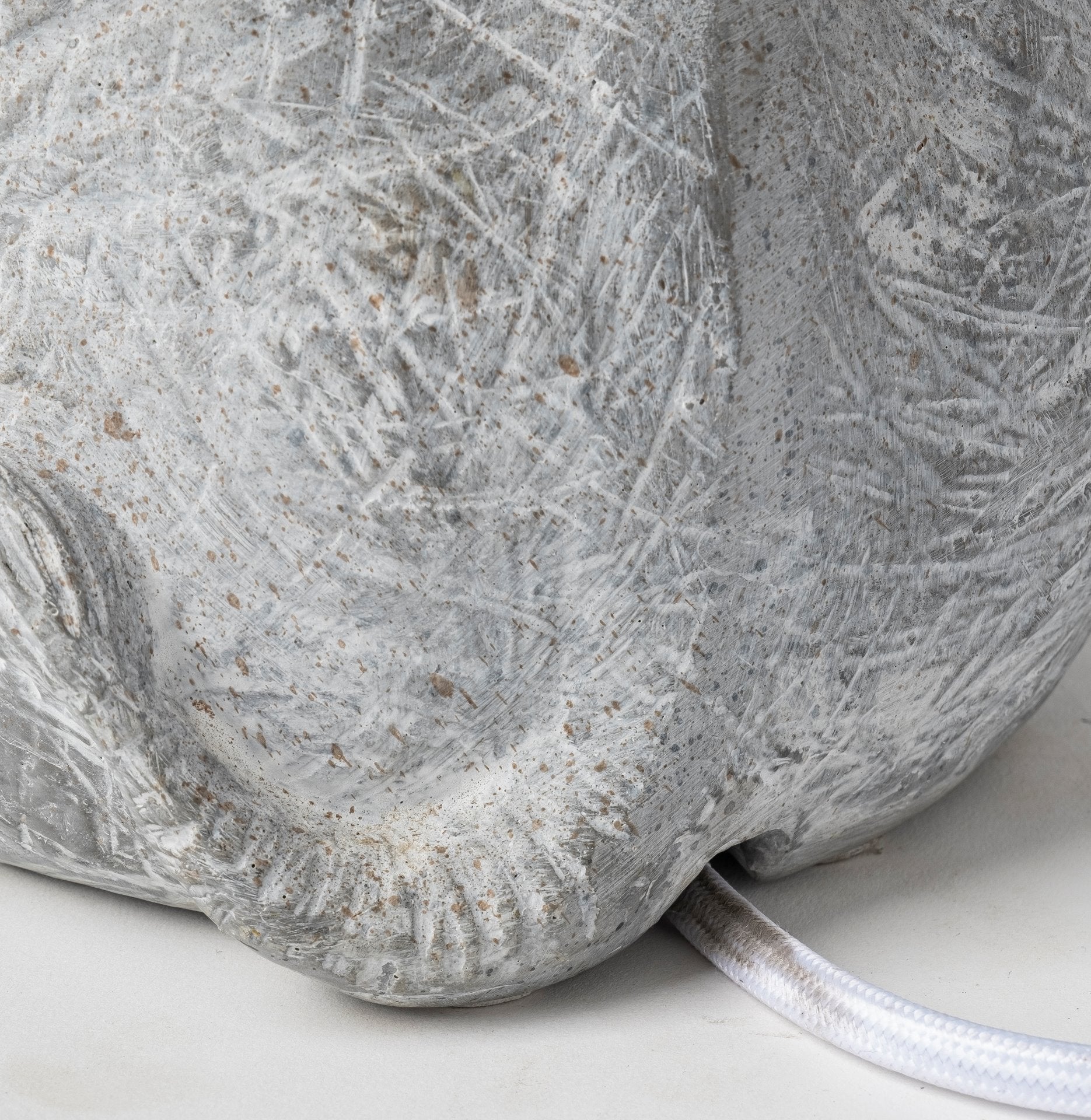 Tantor Table Lamp Gray Resin - table-lamps