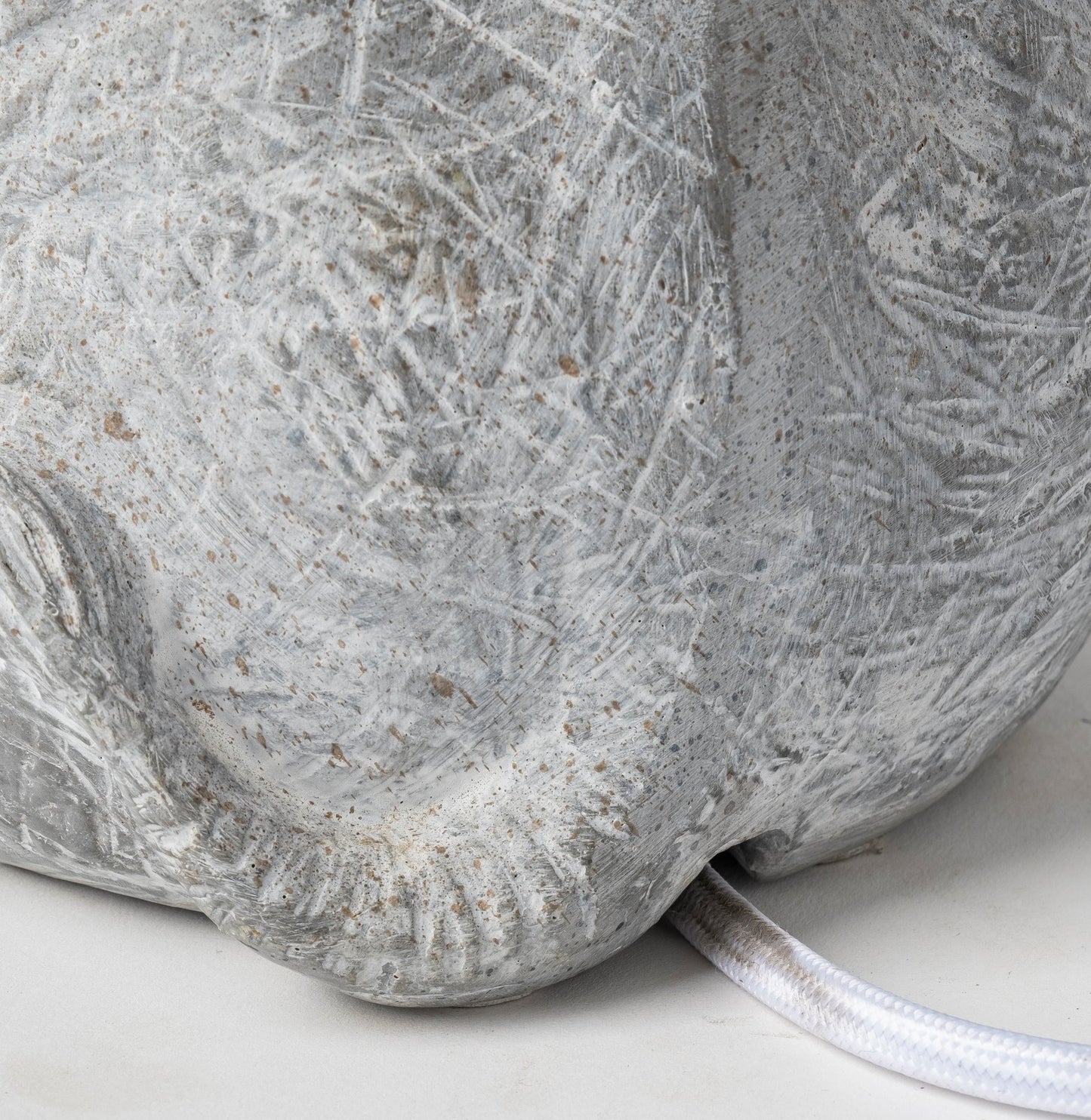 Tantor (15.9"H) Gray Resin Elephant Calf Table Lamp