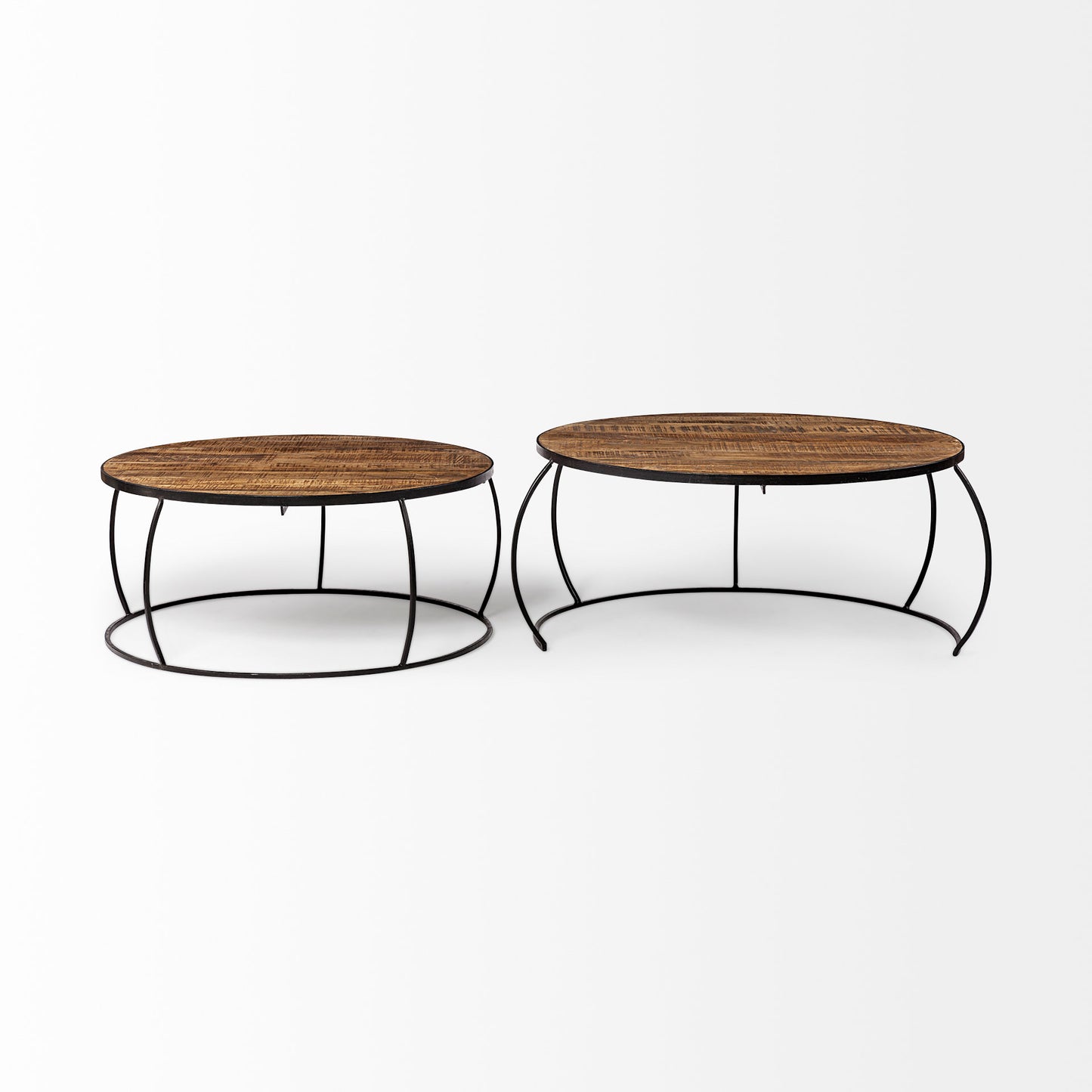 Clapp Coffee Table Brown Wood | X Pattern - coffee-tables
