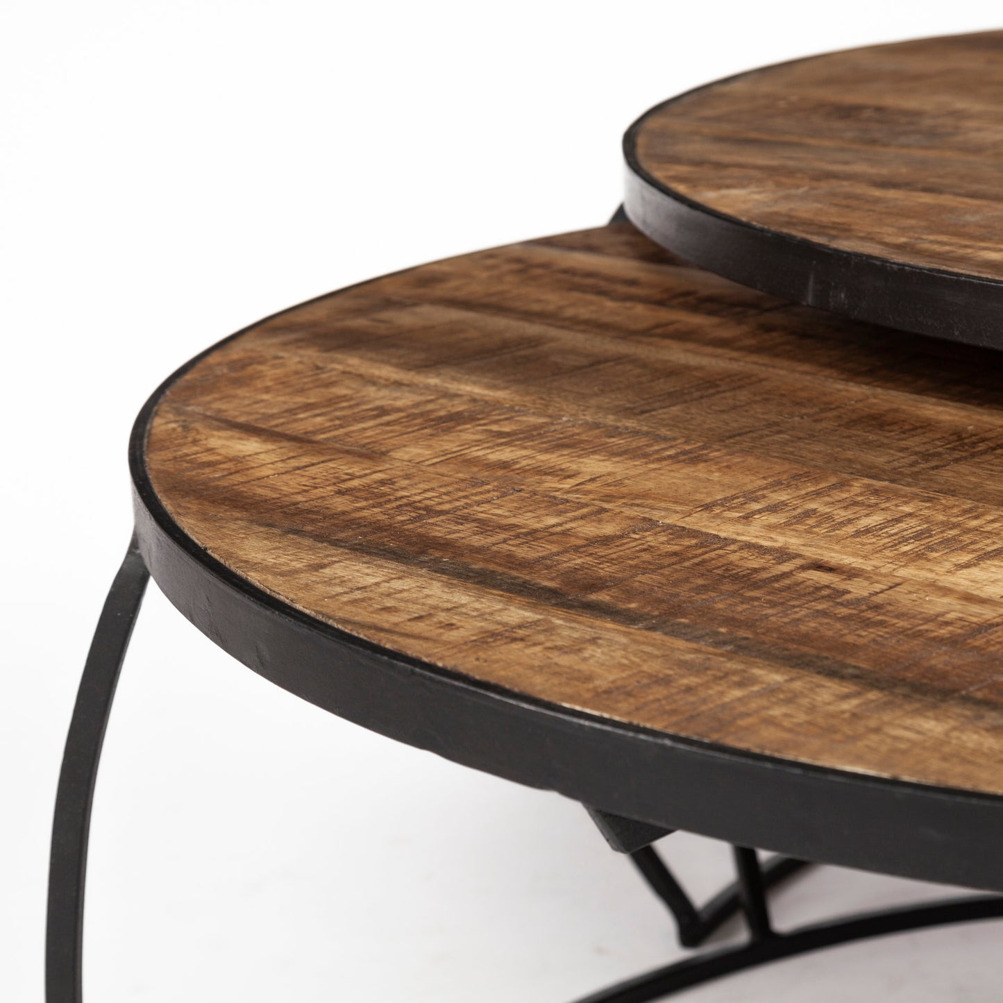 Clapp Coffee Table Brown Wood | X Pattern - coffee-tables
