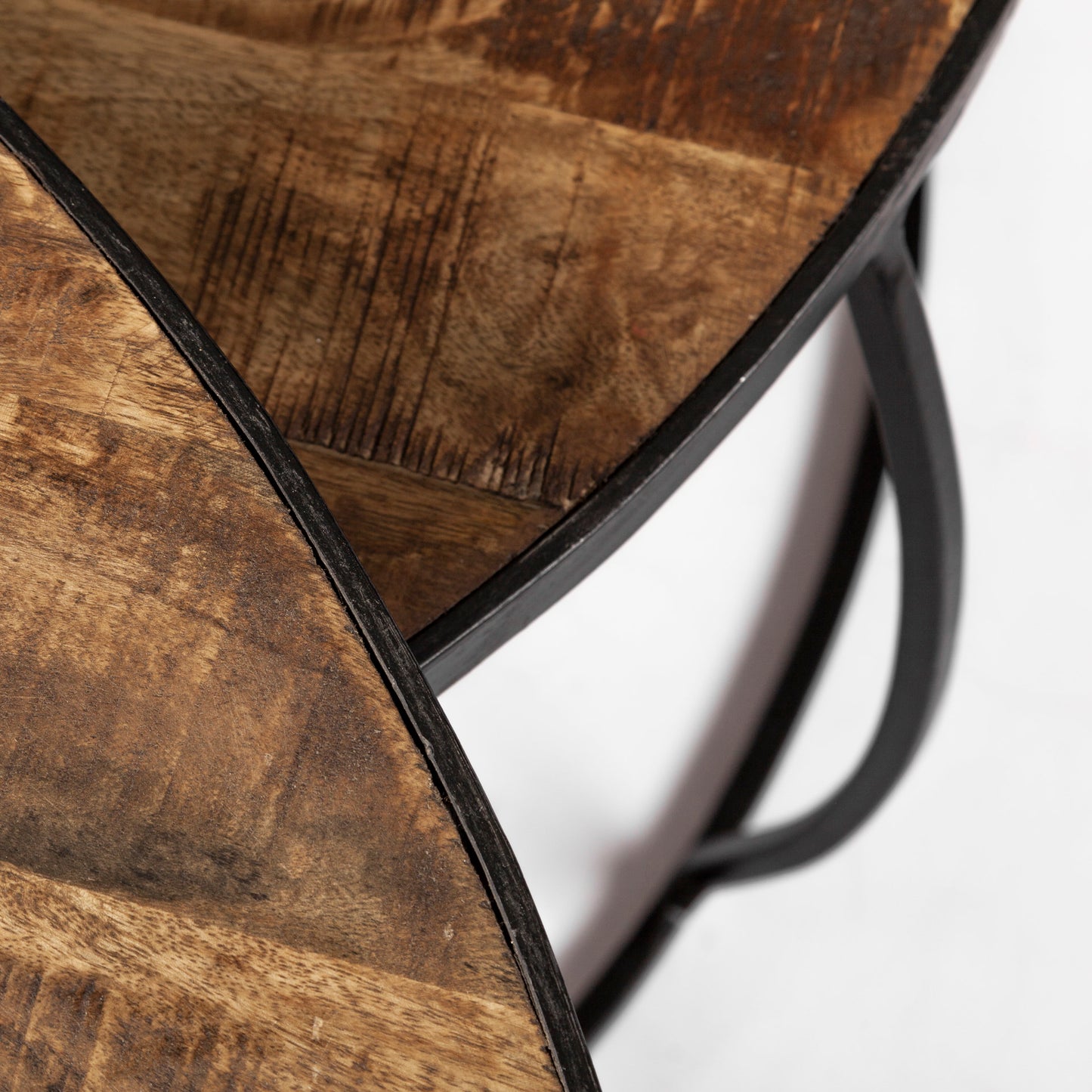 Clapp Coffee Table Brown Wood | X Pattern - coffee-tables