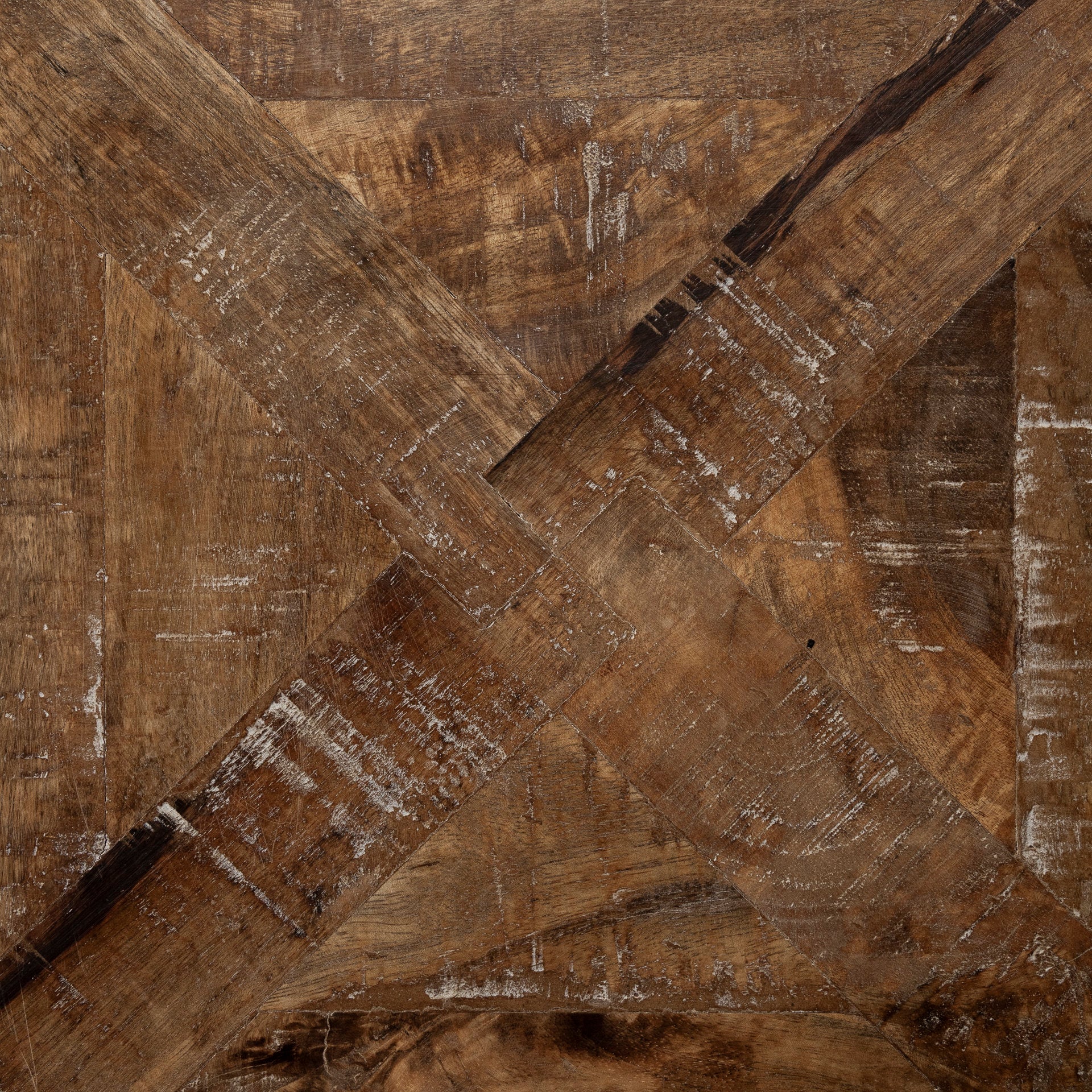 Clapp Accent Table Brown Wood | Black Metal | X Pattern - accent-tables