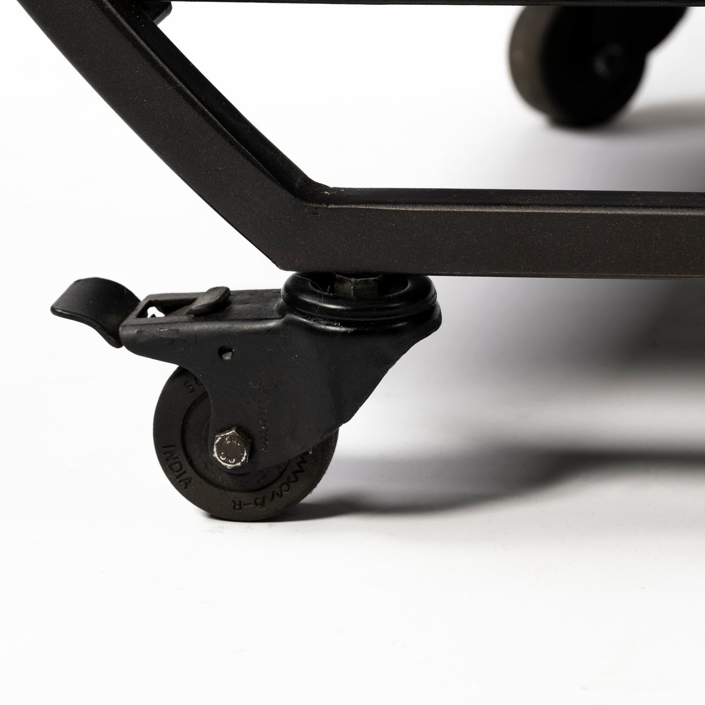 Chriselle Bar Cart Black Metal | Glass - bar-carts