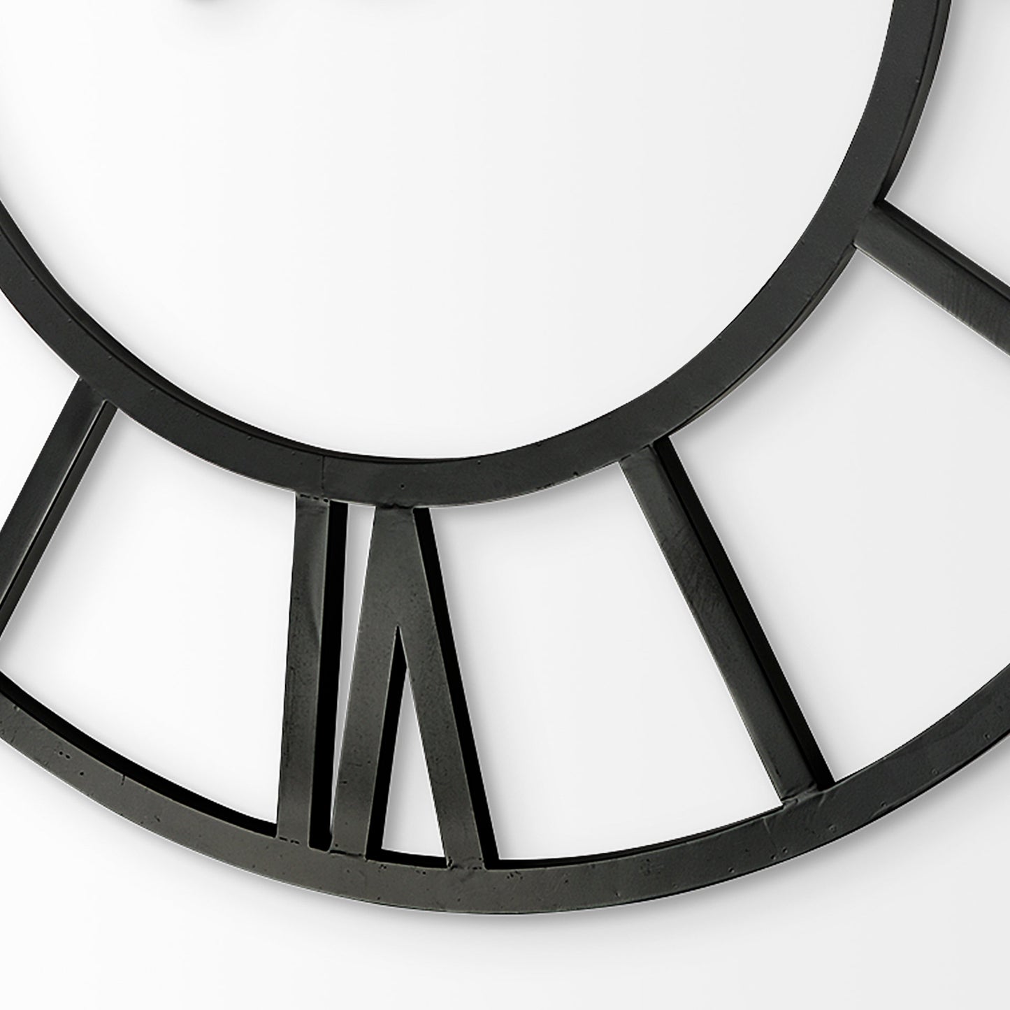 Stoke 54" Round Giant Oversized Industrial Wall Clock