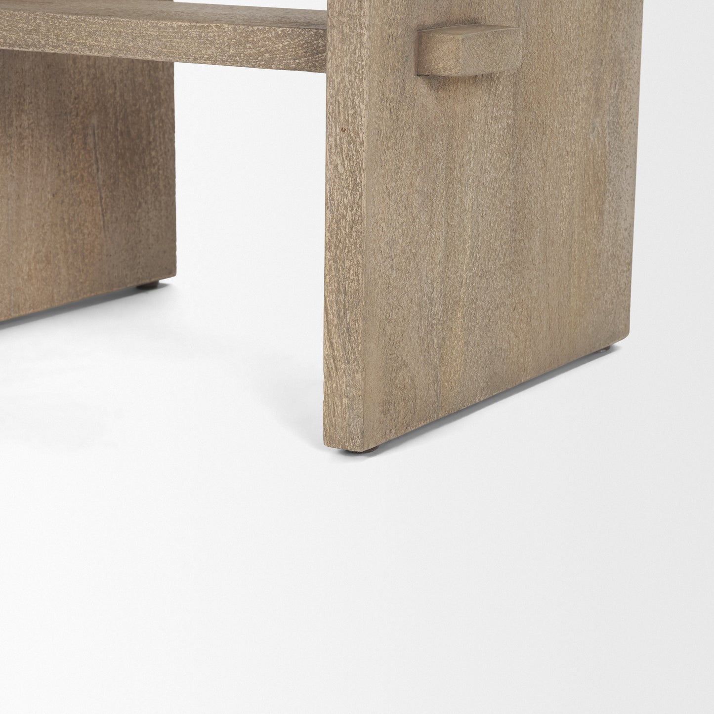 Aida 26" Seat Height Light Gray Wood Counter Stool