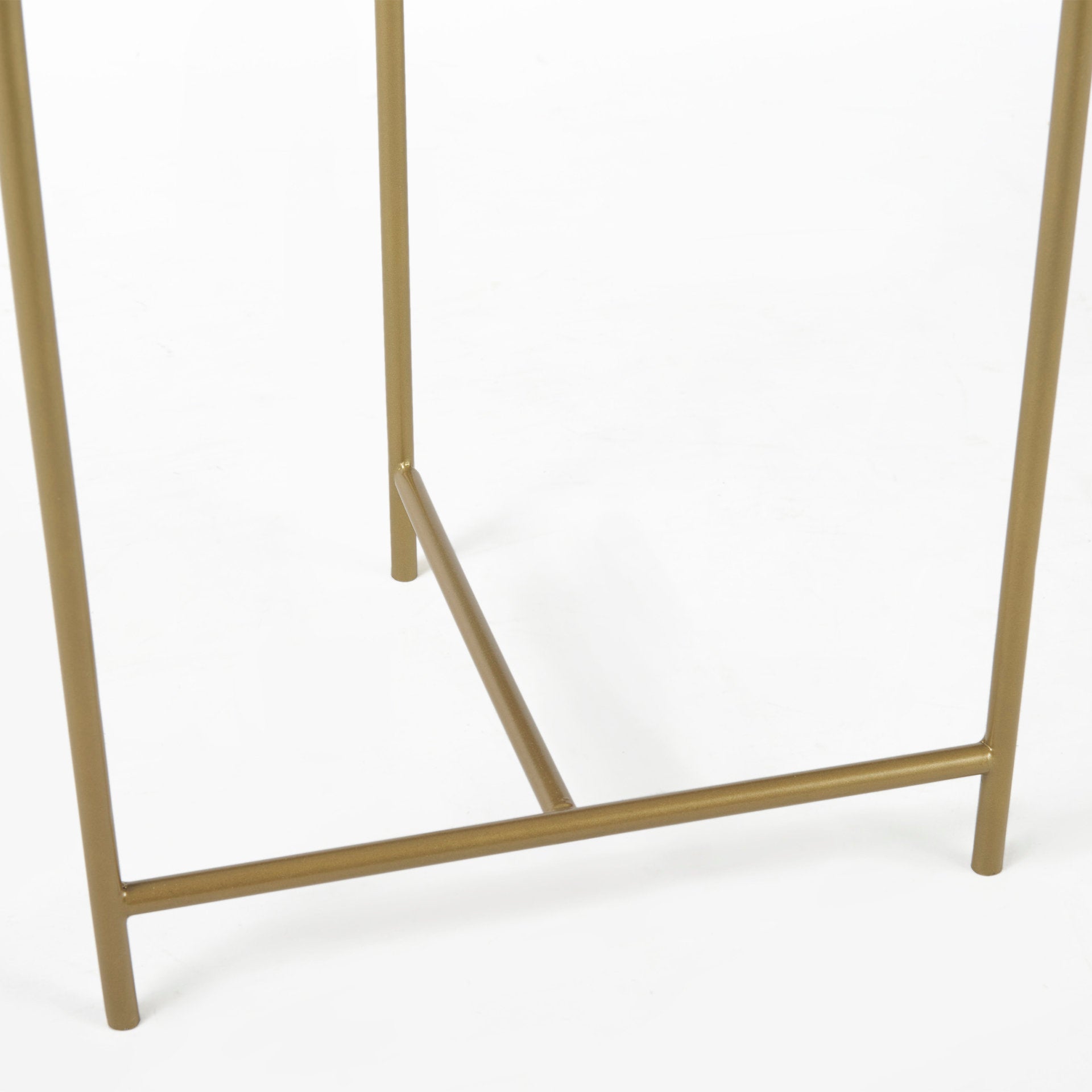 Stella Accent Table White Marble | Gold Metal - accent-tables