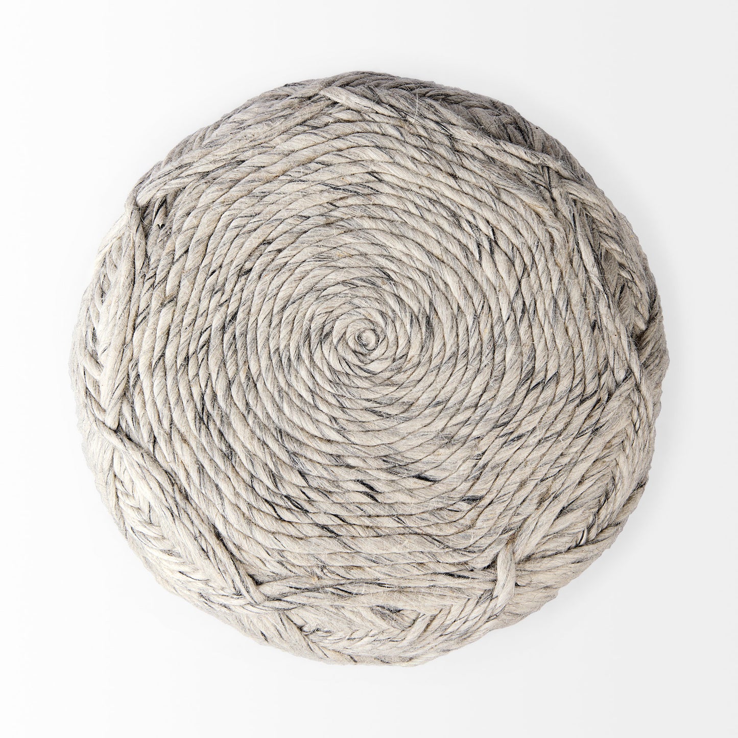 Esfera Pouf Beige Chevron - poufs