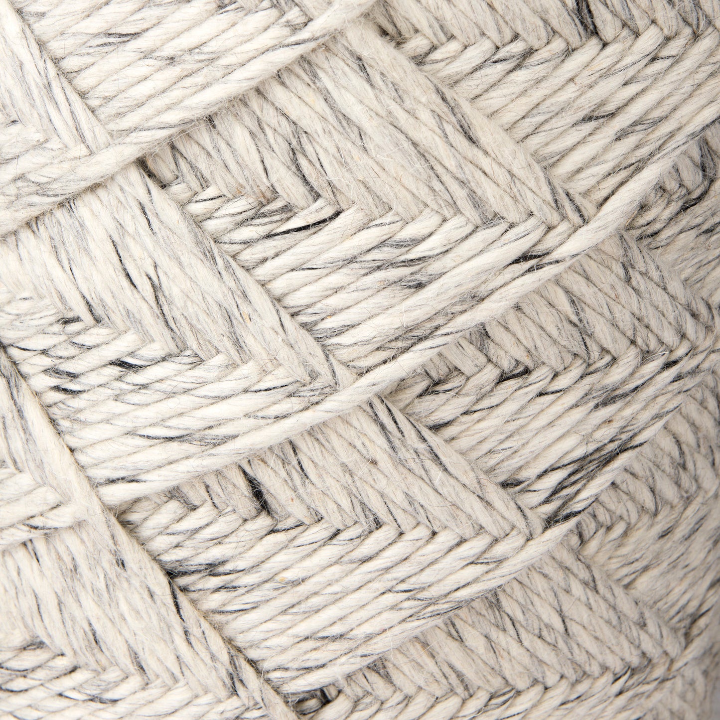 Esfera Pouf Beige Chevron - poufs