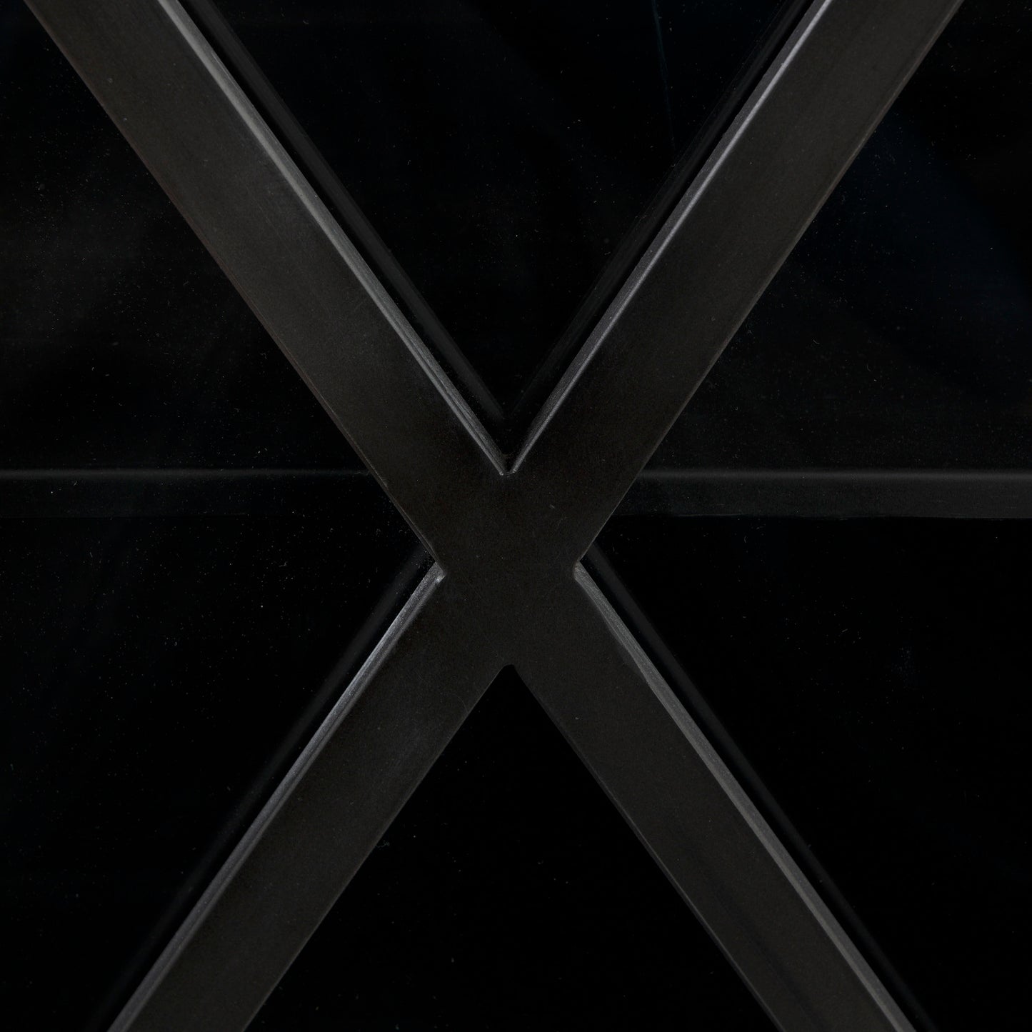 Poppy Accent Cabinet Black Metal | Glass - acc-chest-cabinets