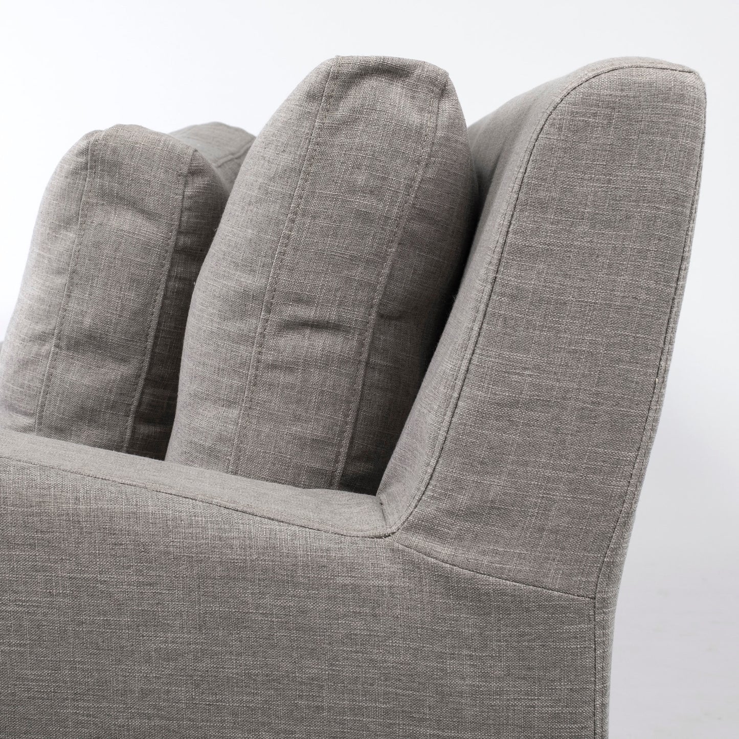 Denly III 38 X 38.25 X 34.5 Flint Gray Slipcover Upholstered Arm Chair